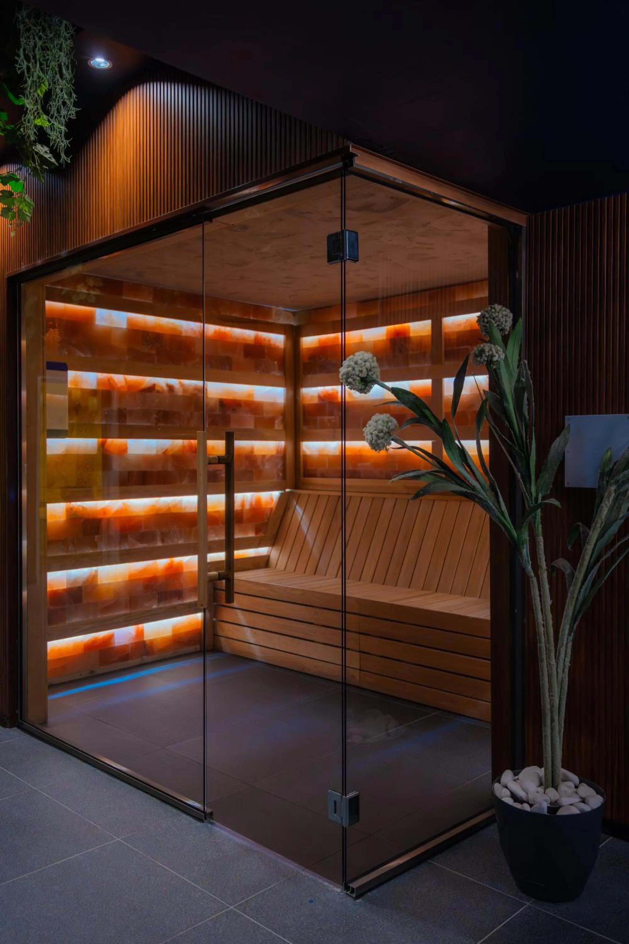 Sauna in Bliss Palace Hotel & Spa