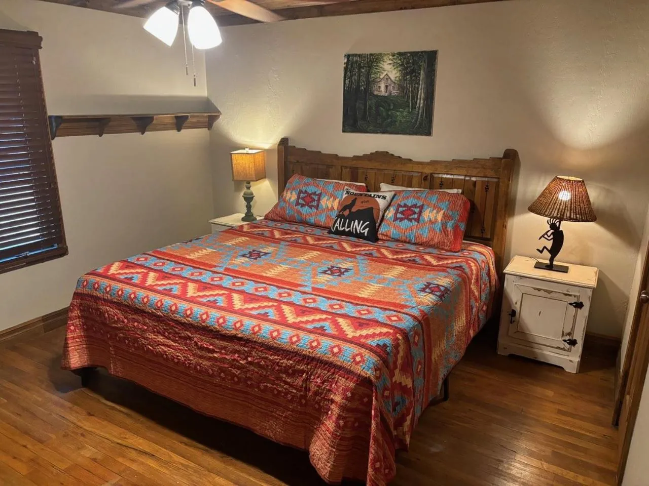 Bed in Riverside Retreat