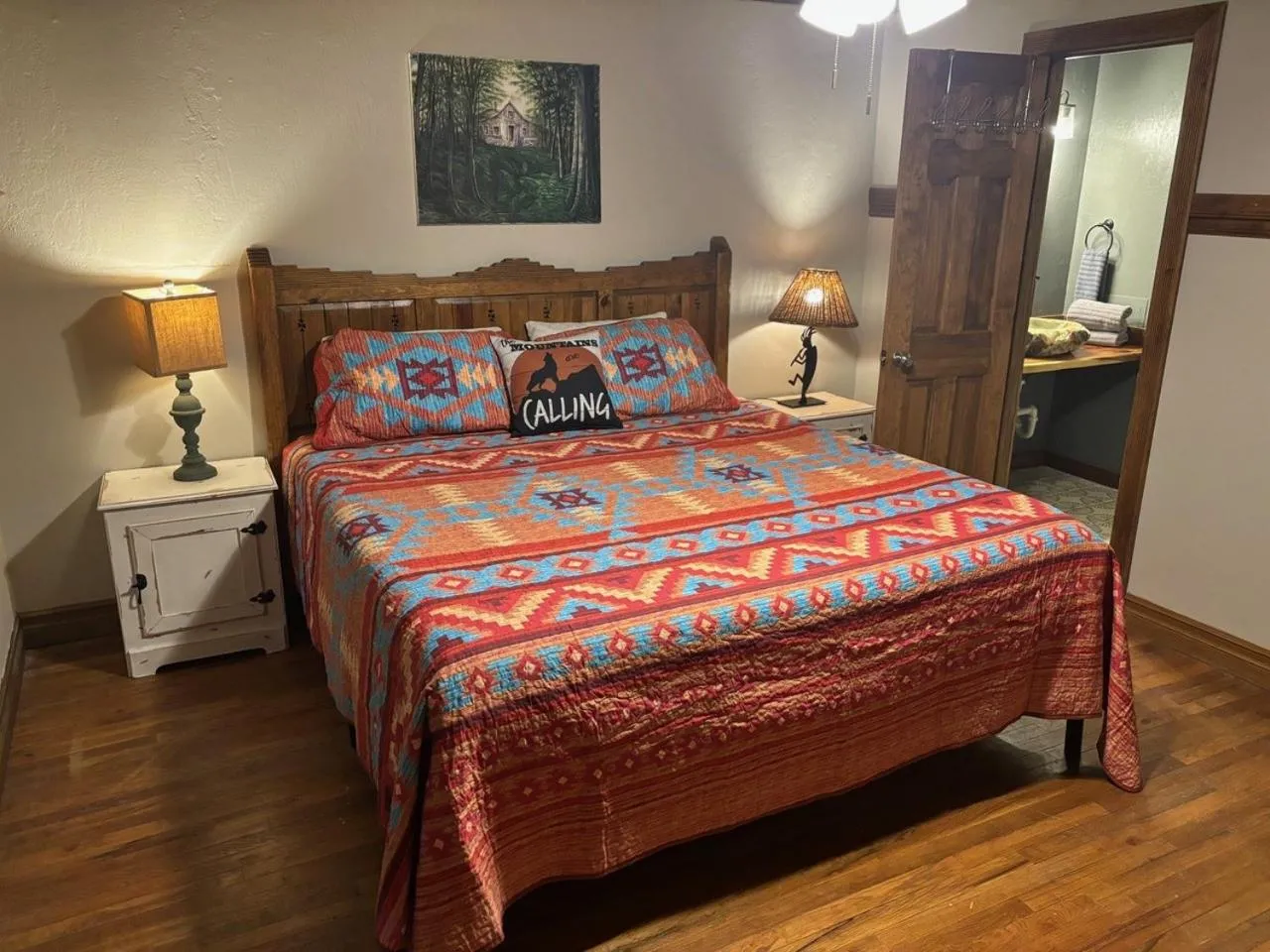 Bed in Riverside Retreat