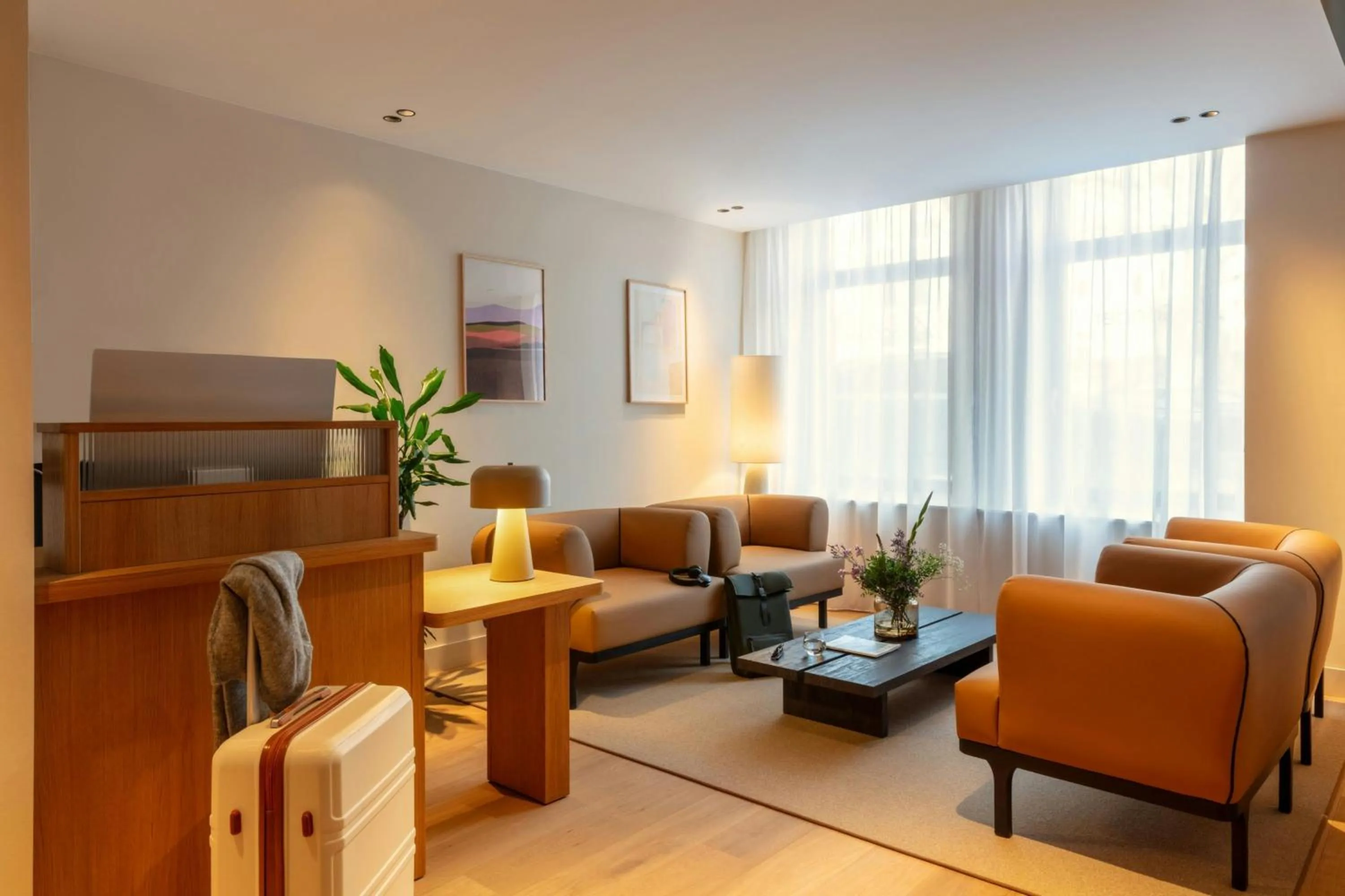 Lobby or reception in Hotel Middelland Rotterdam