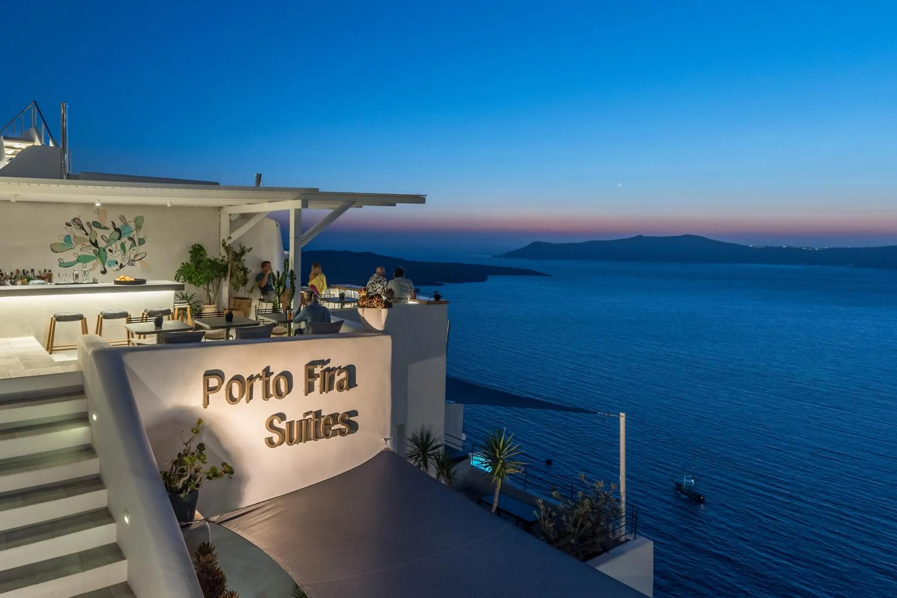 Property building in Porto Fira Suites