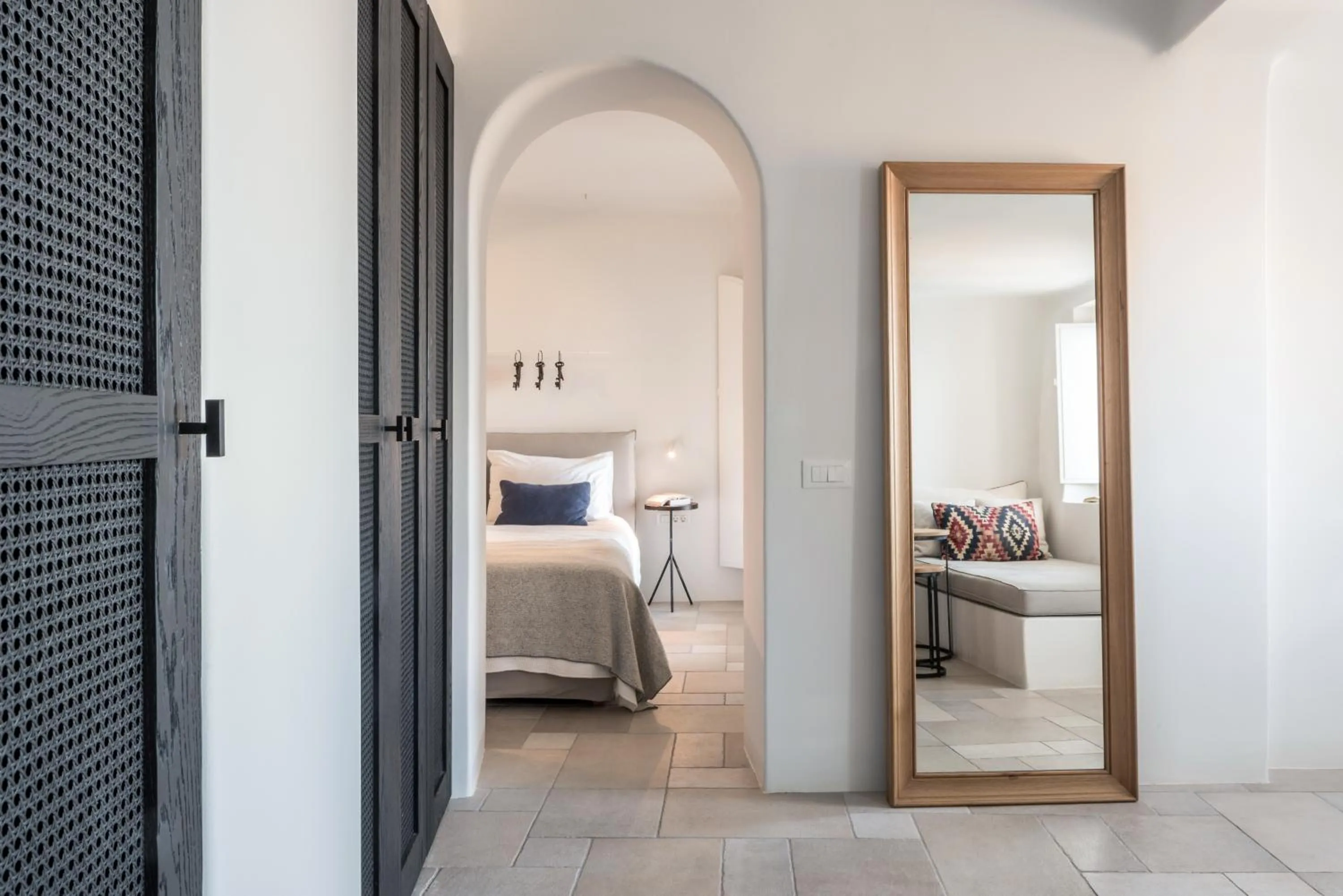 Bedroom, Bed in Porto Fira Suites