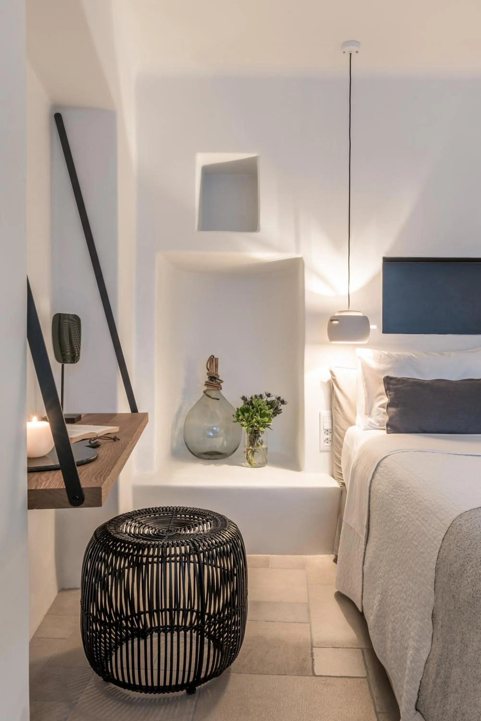 Bed in Porto Fira Suites