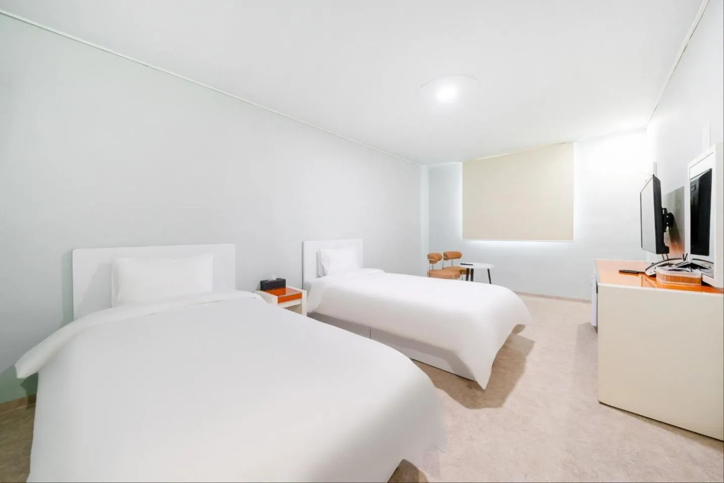 Bed in Taean Manripo Feel Hotel