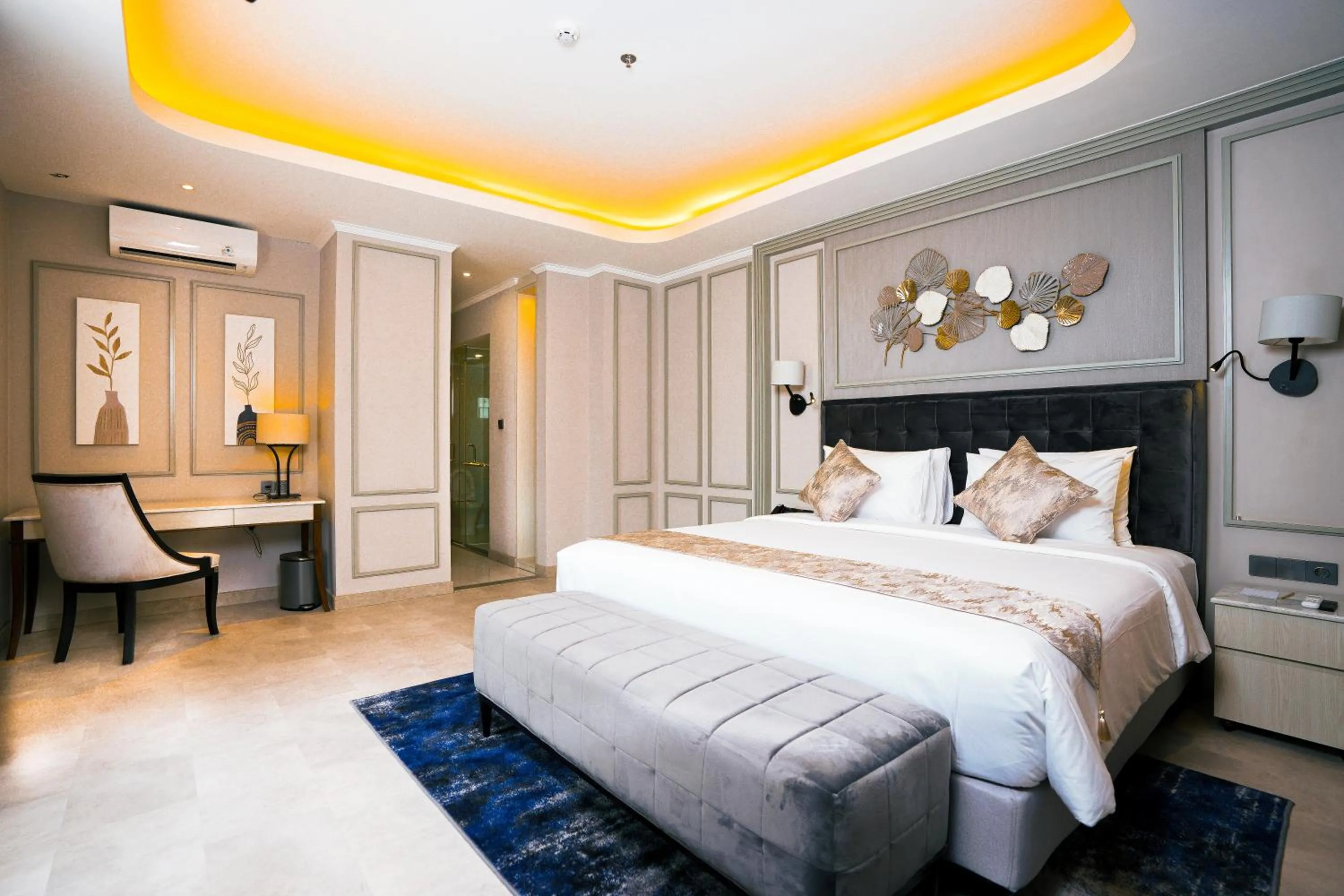 Bed in De Bijou Boutique Hotel Yogyakarta