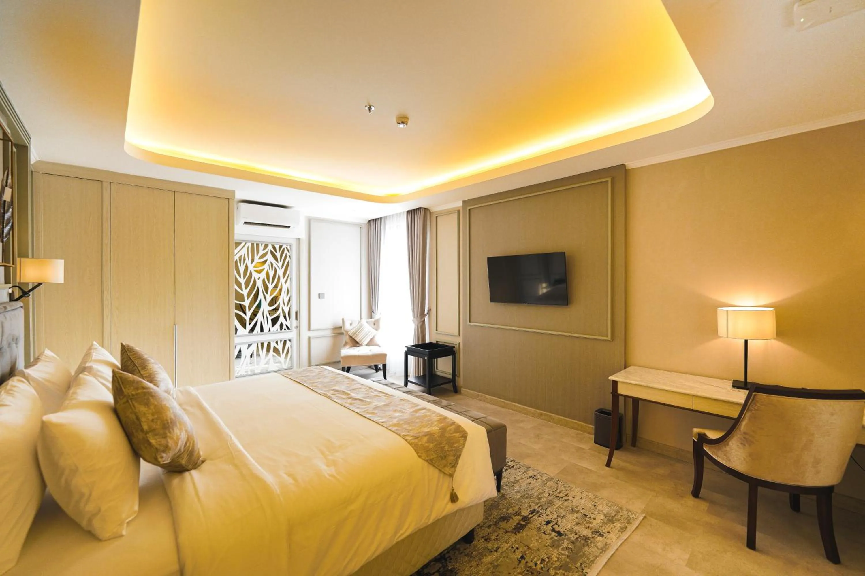 Bed in De Bijou Boutique Hotel Yogyakarta