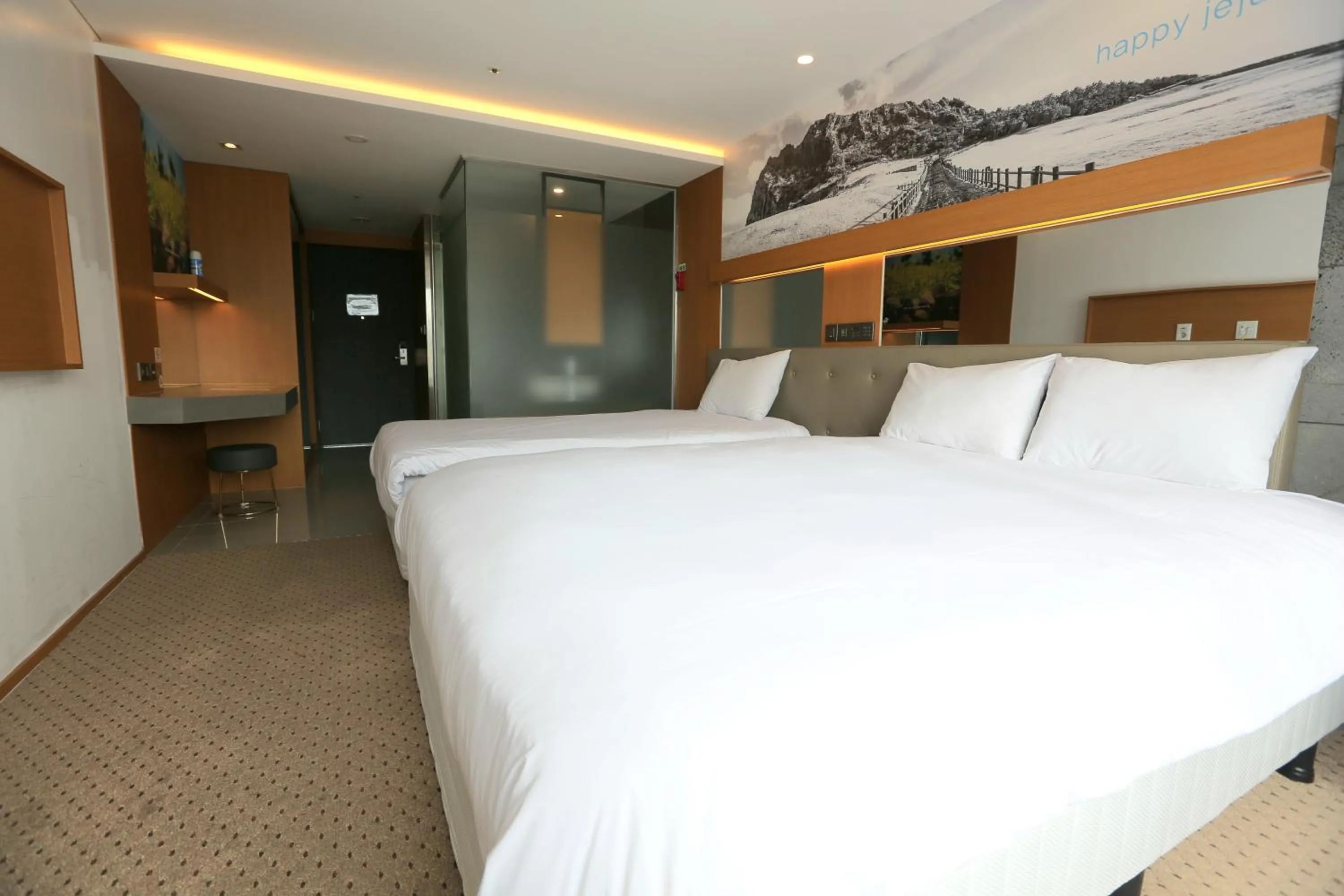 Bed in Asia Hotel Jeju