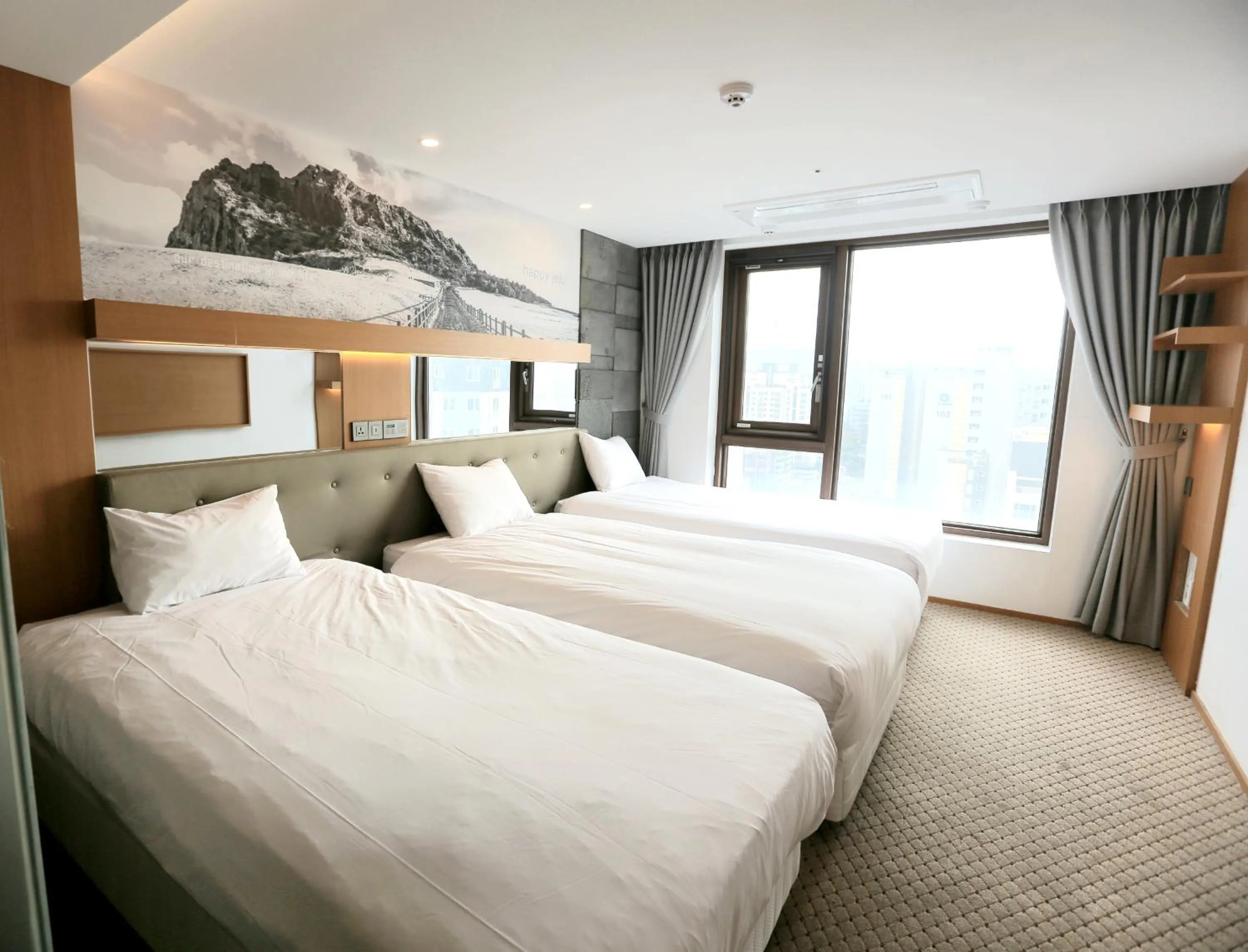 Bed in Asia Hotel Jeju