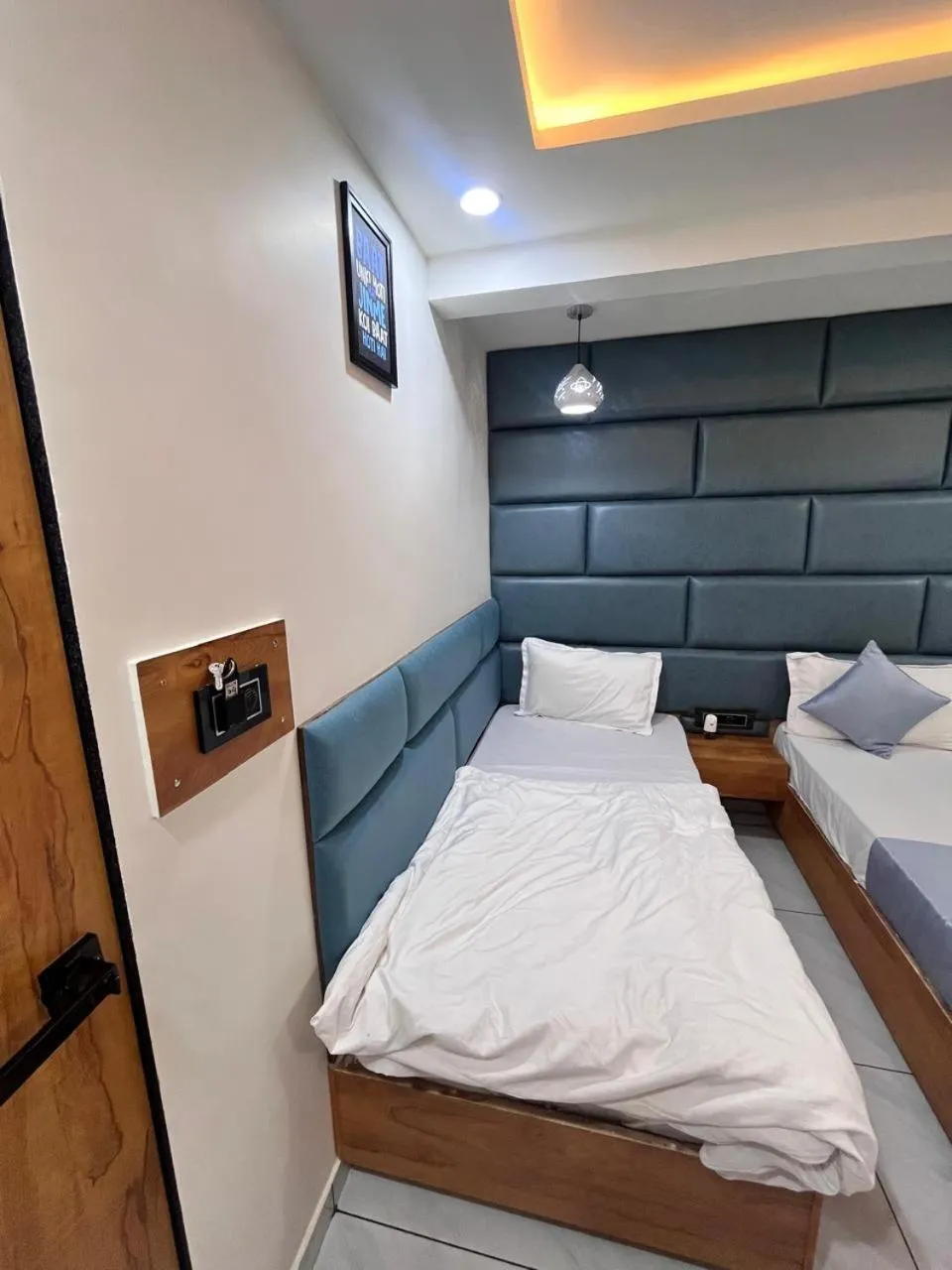 Bed in Hotel Skyland