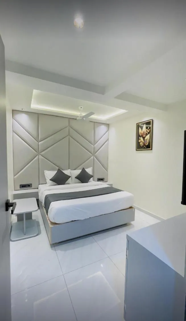 Bed in Hotel Skyland