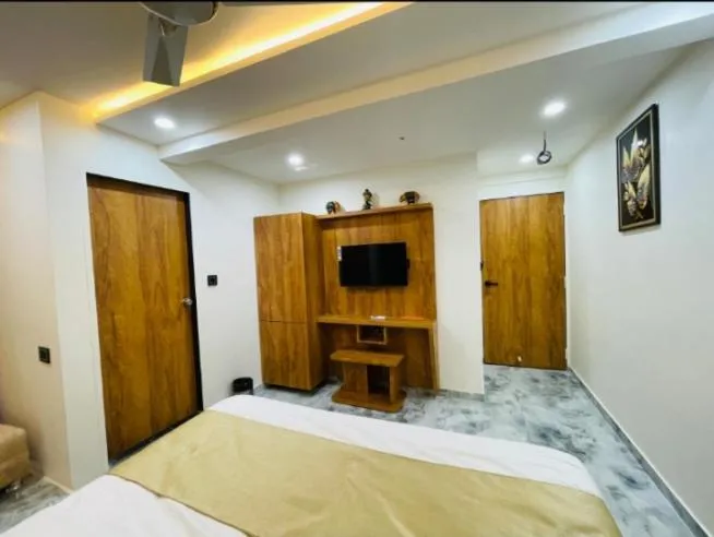 Bed in Hotel Skyland