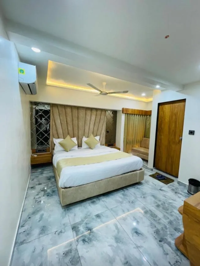 Bed in Hotel Skyland