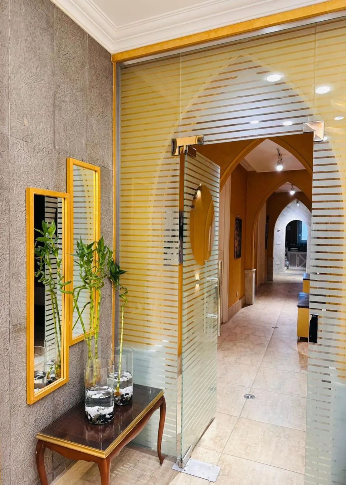 Facade/entrance in GA Plus Hotel in the heart of Cairo