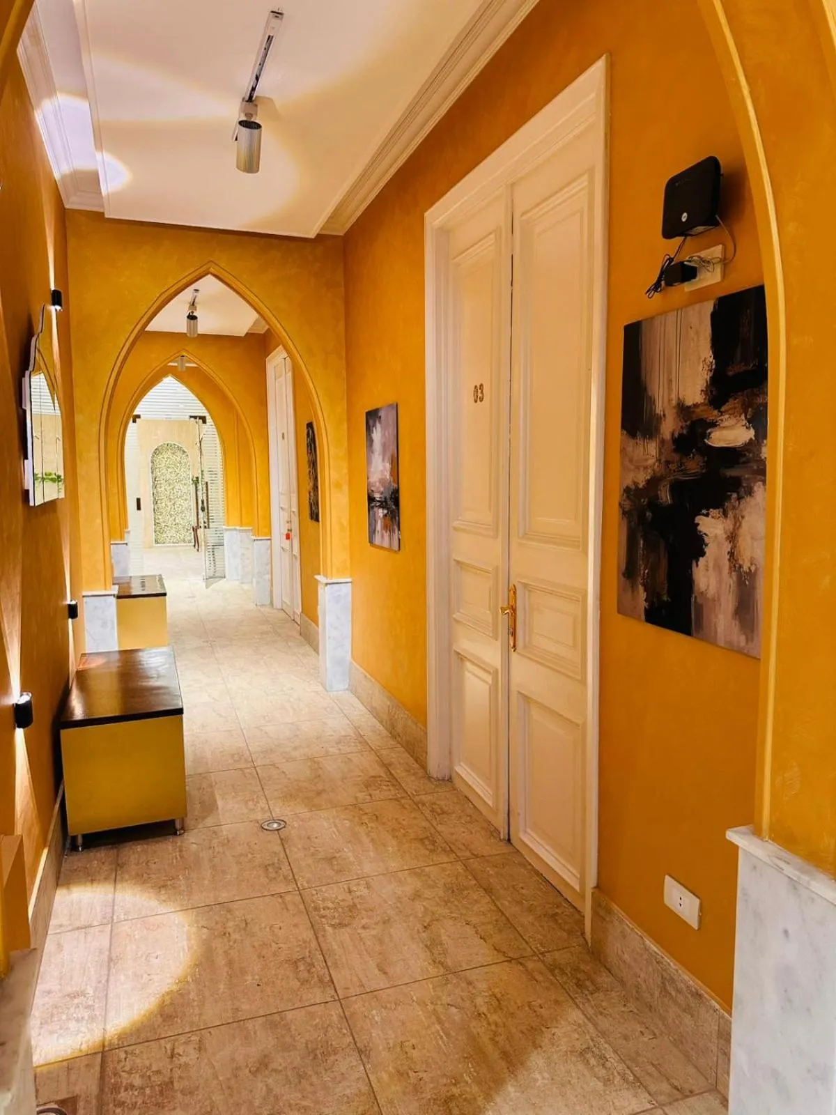 Facade/entrance in GA Plus Hotel in the heart of Cairo