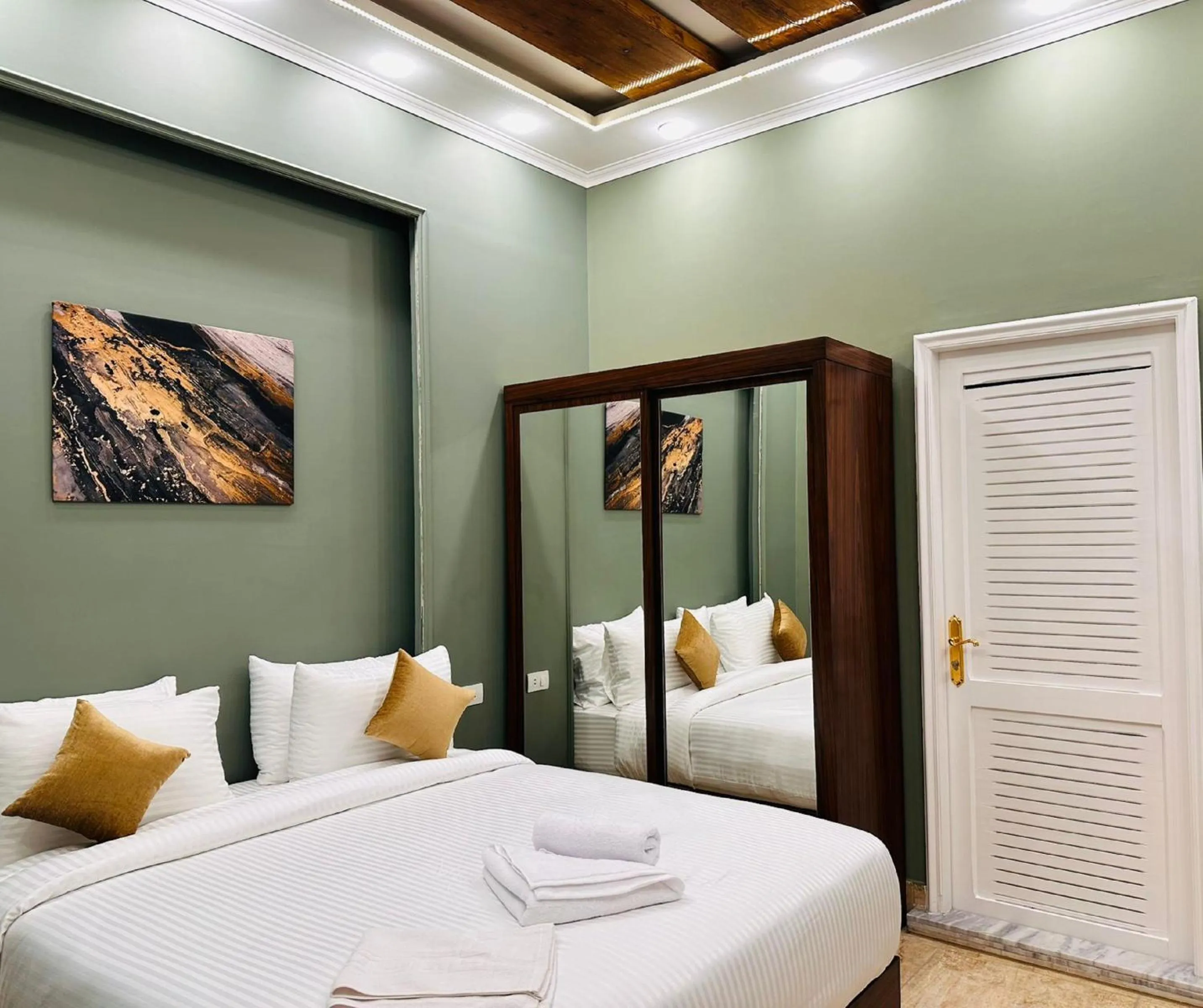 Bed in GA Plus Hotel in the heart of Cairo