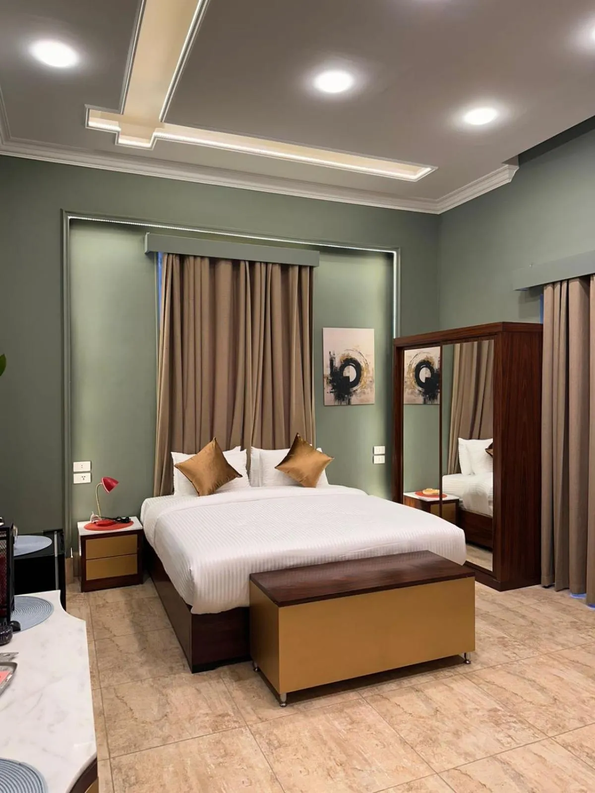 Bed in GA Plus Hotel in the heart of Cairo