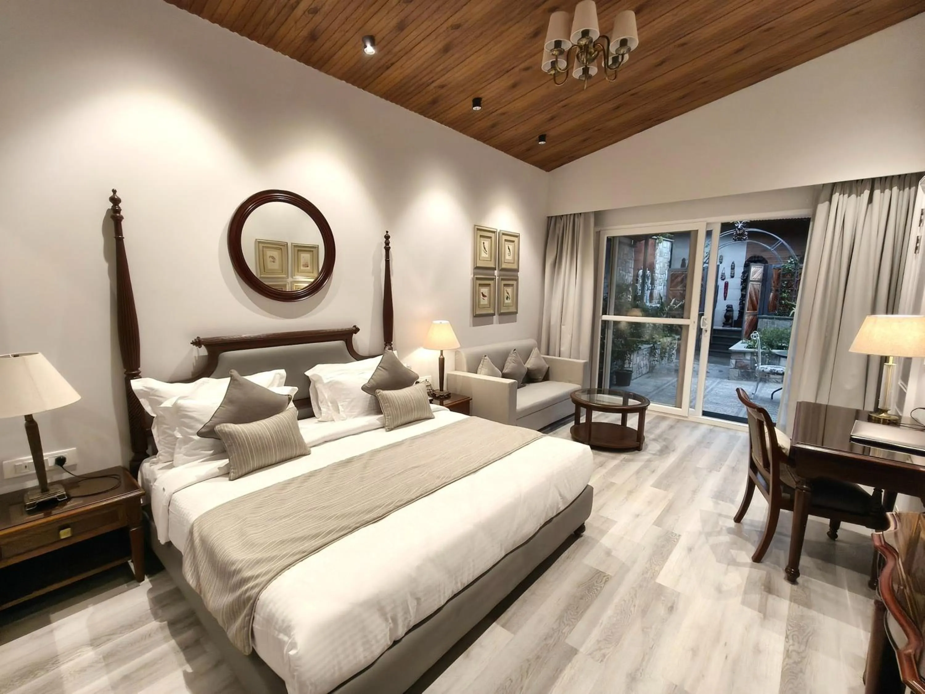 Bed in Moustache Mussoorie