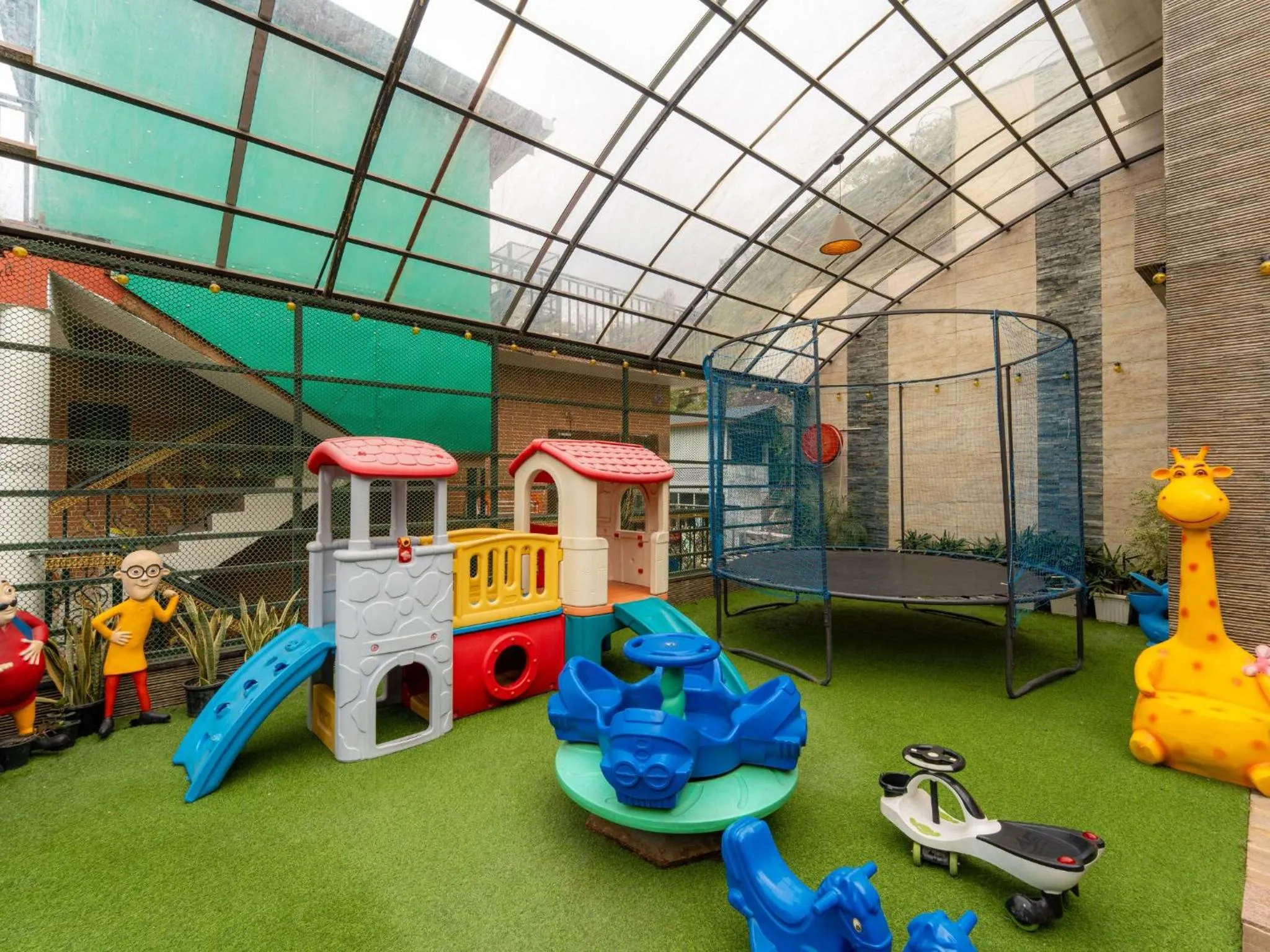 Children play ground in Moustache Mussoorie