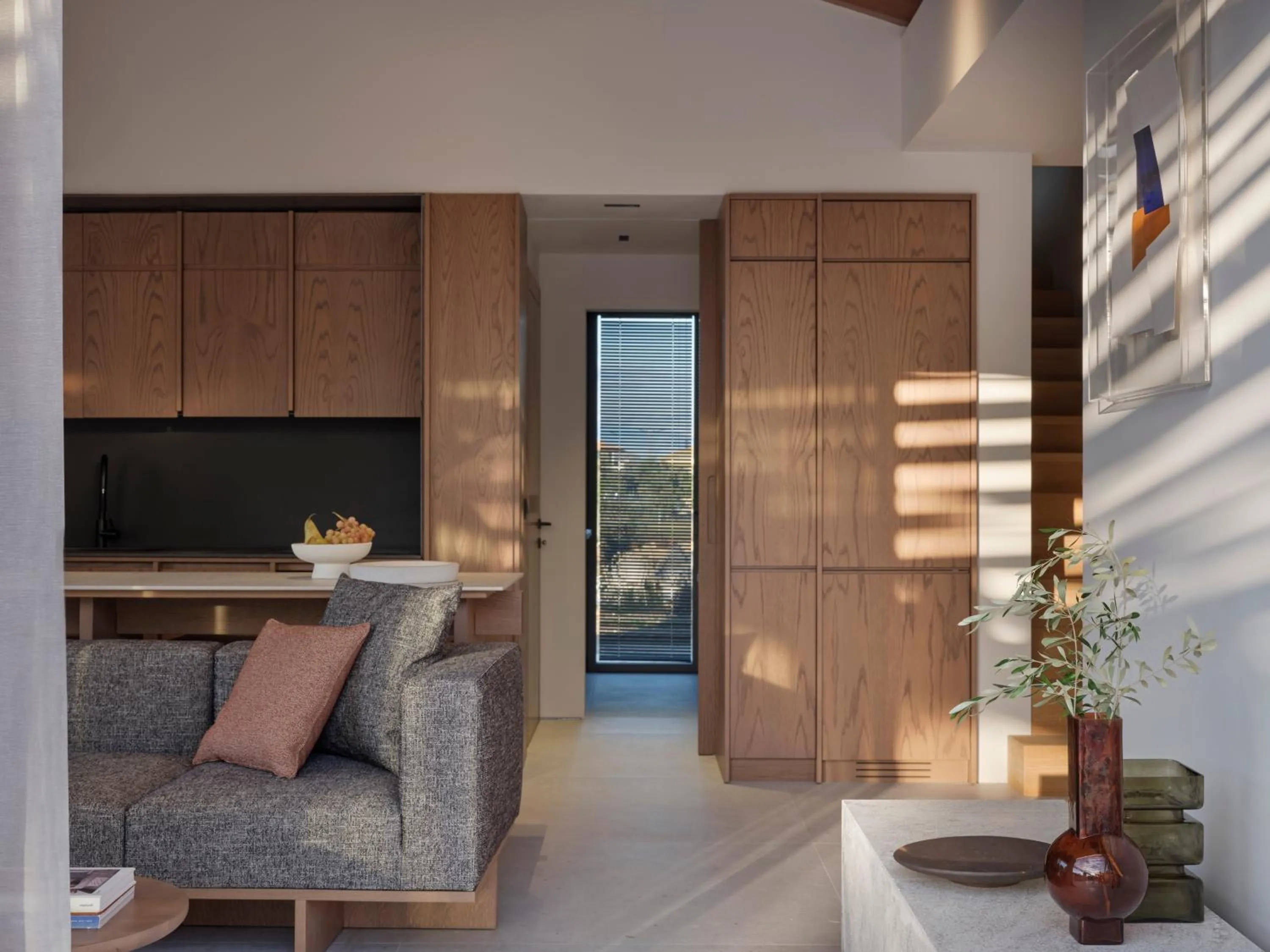 Communal lounge/ TV room in Noero Villas Lefkada