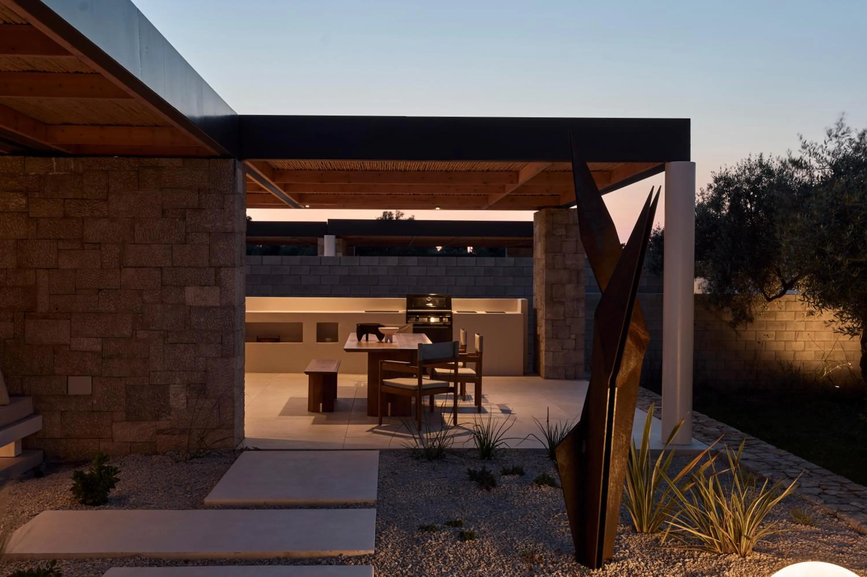 Patio in Noero Villas Lefkada