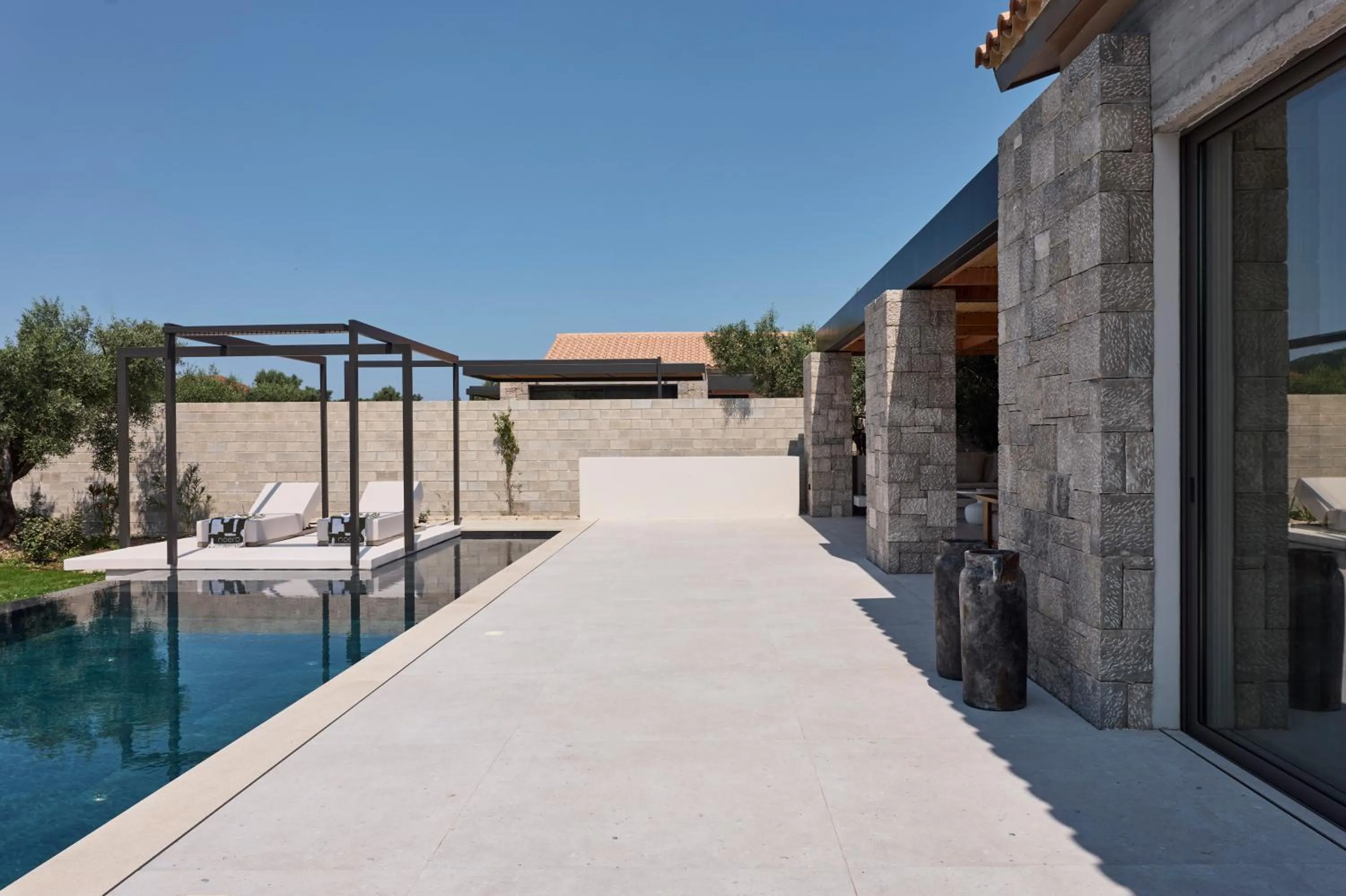 Swimming pool in Noero Villas Lefkada