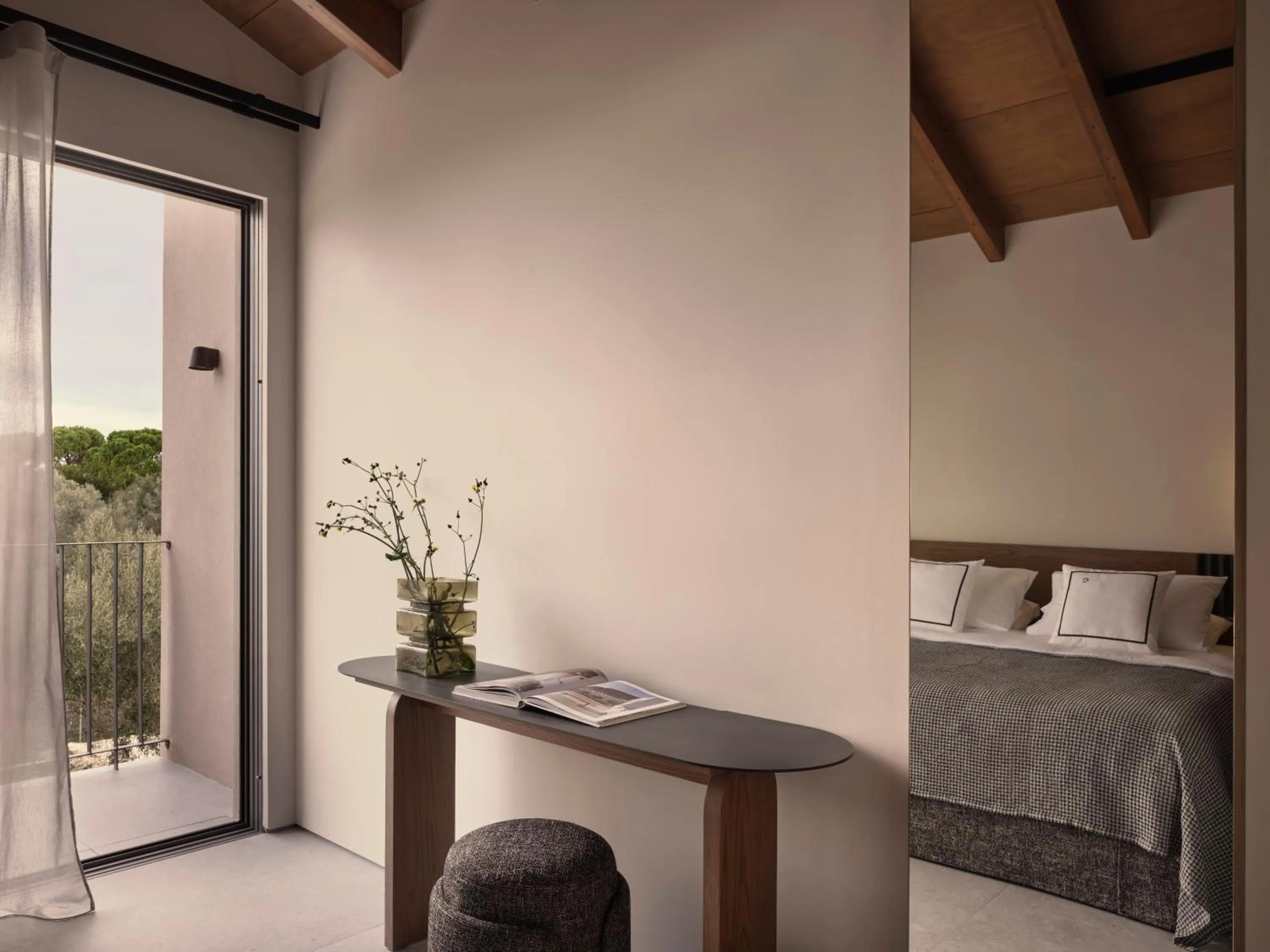 Balcony/Terrace, Bed in Noero Villas Lefkada