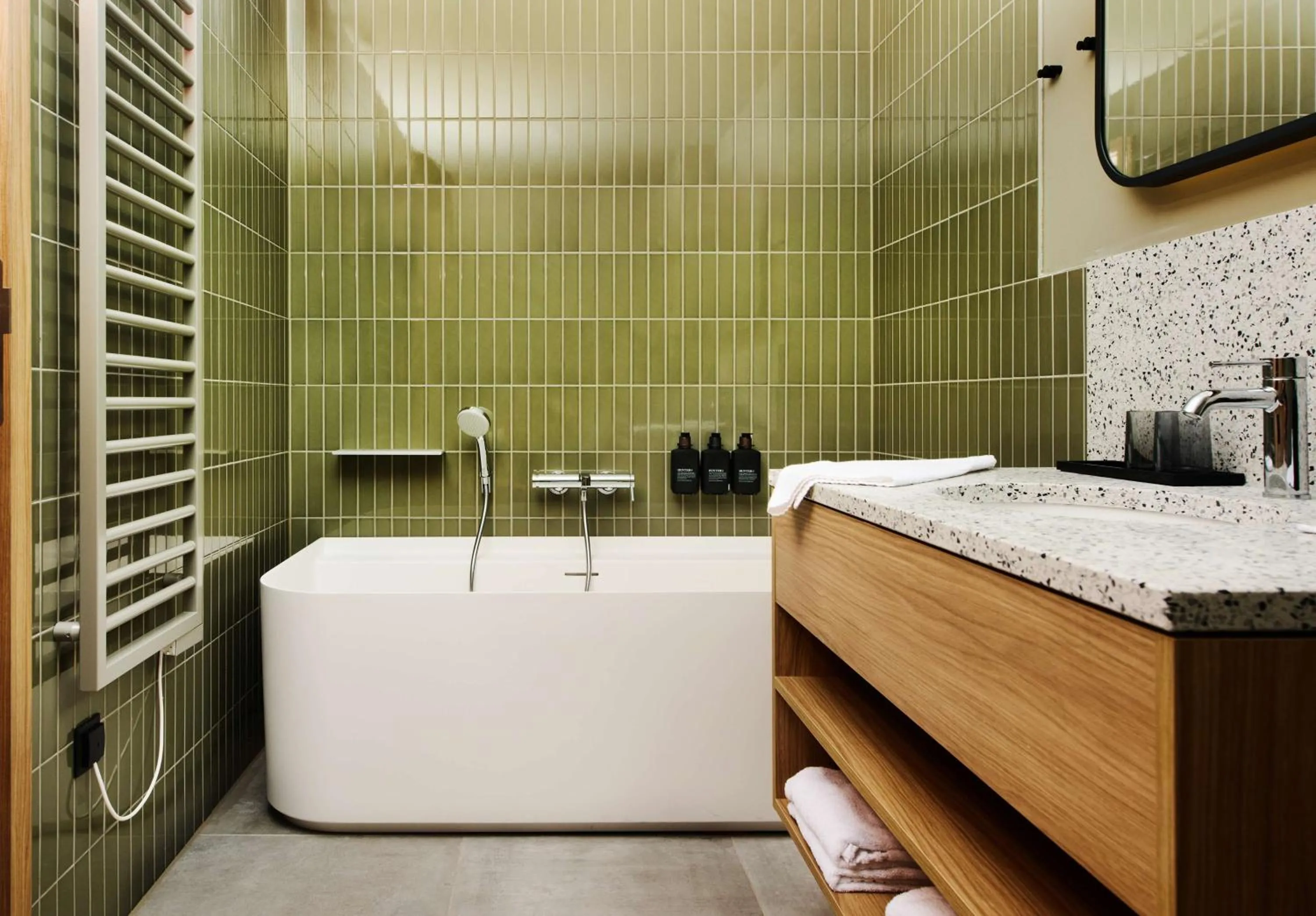 Bathroom in A by Adina Vienna Danube