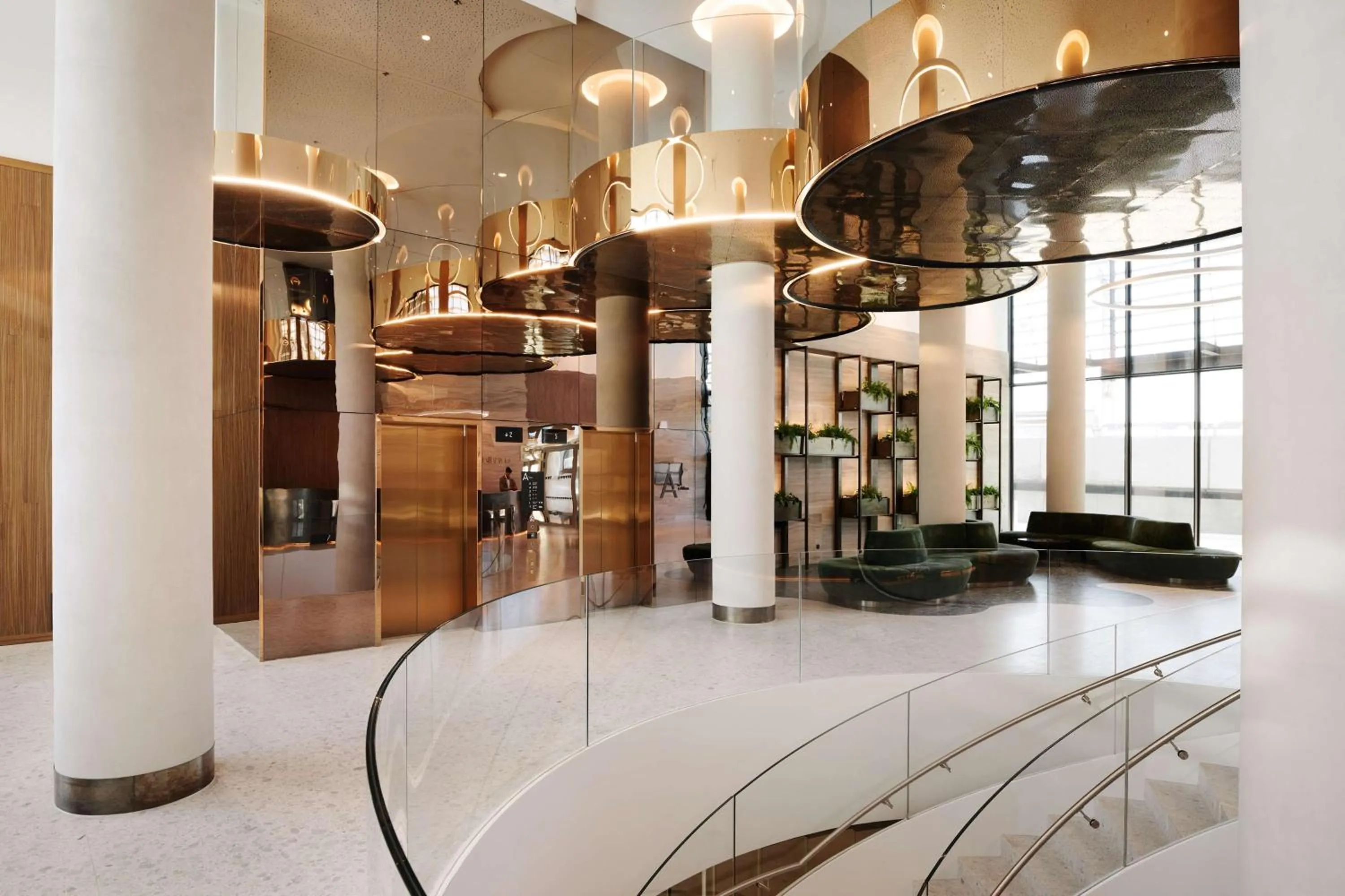 Lobby or reception in A by Adina Vienna Danube