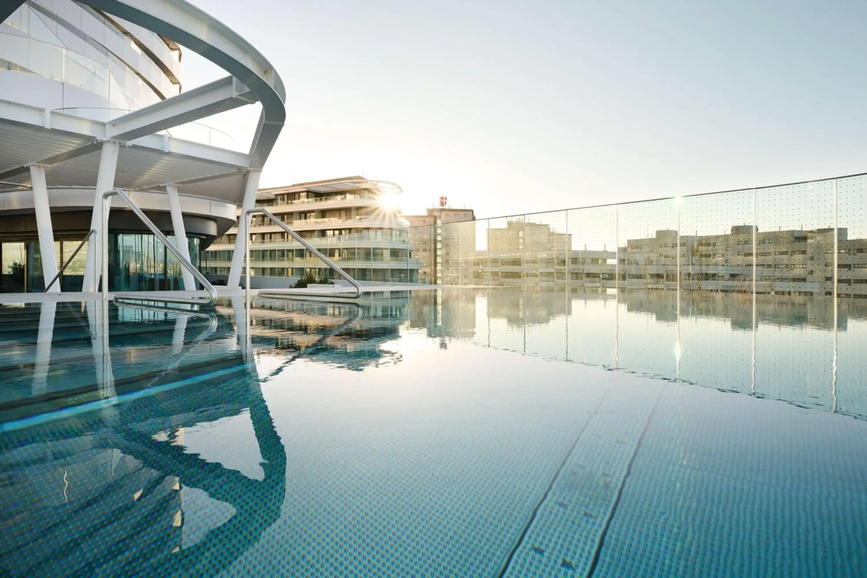 Pool view in A by Adina Vienna Pool view in A by Adina Vienna