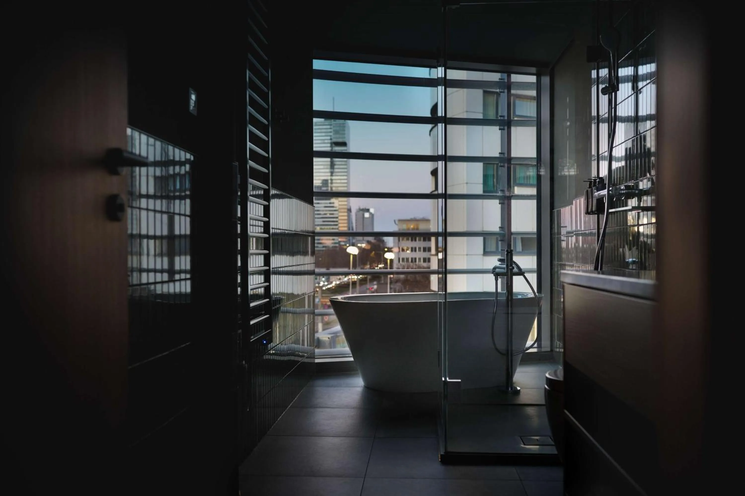 Bathroom in A by Adina Vienna Danube