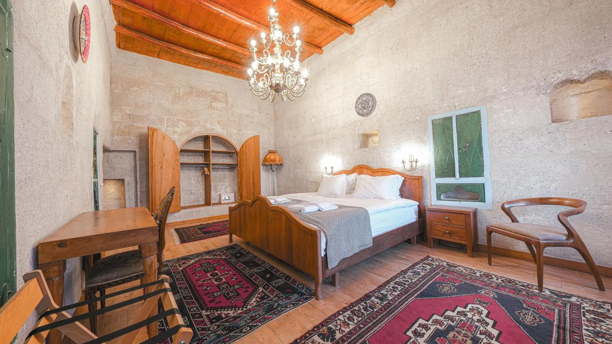 Bed in Logos Cave Cappadocia - Adults Only