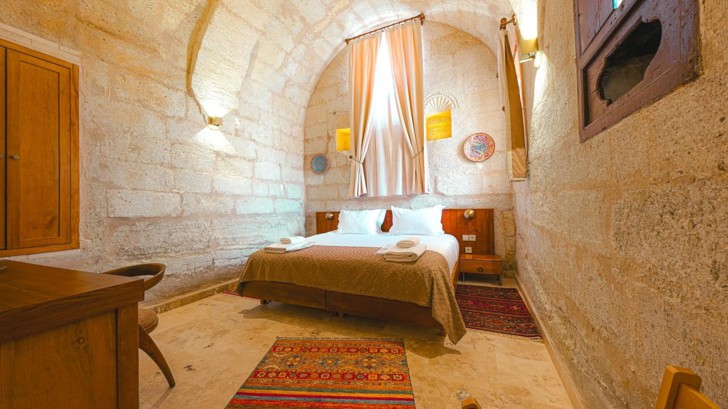 Bed in Logos Cave Cappadocia - Adults Only