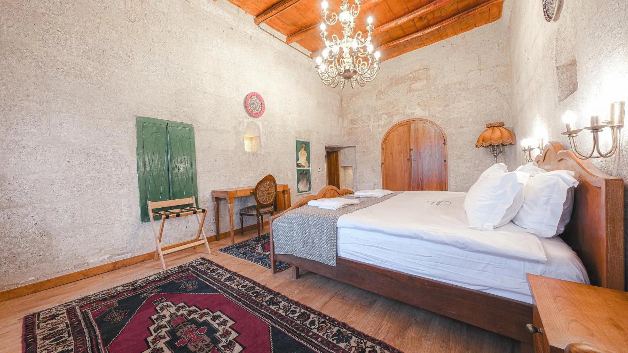 Bed in Logos Cave Cappadocia - Adults Only