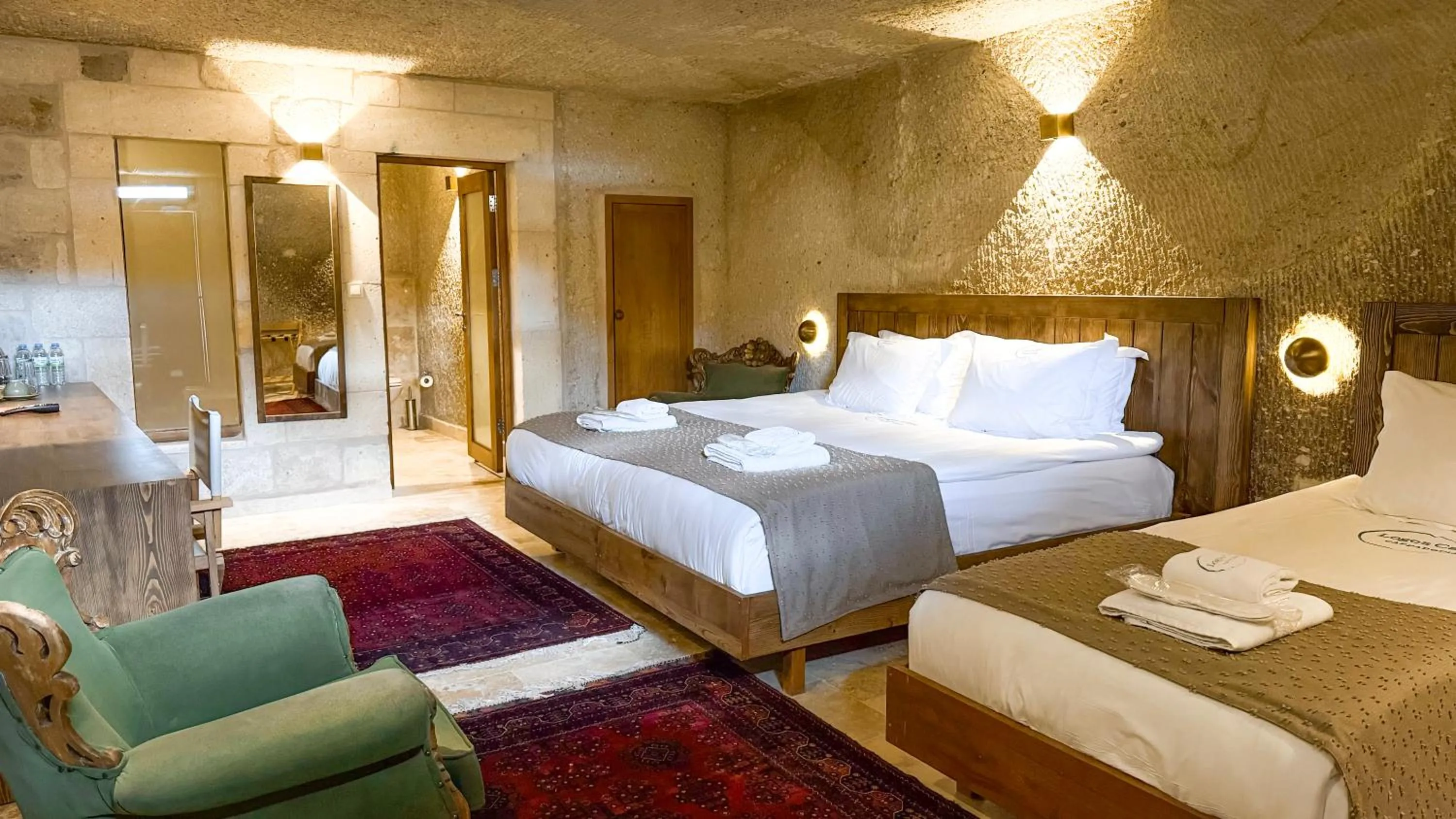 Bed in Logos Cave Cappadocia - Adults Only