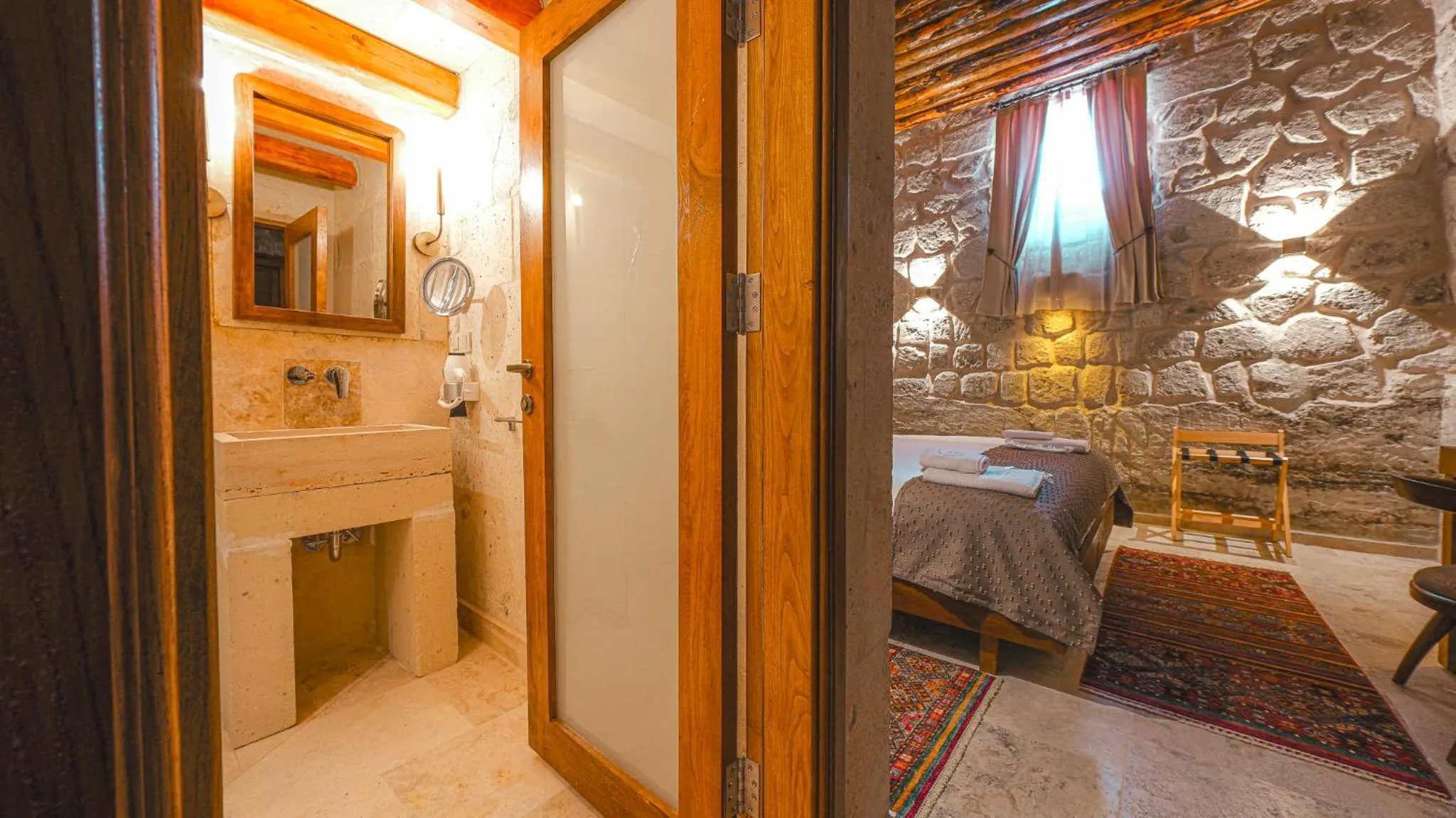 Bed in Logos Cave Cappadocia - Adults Only