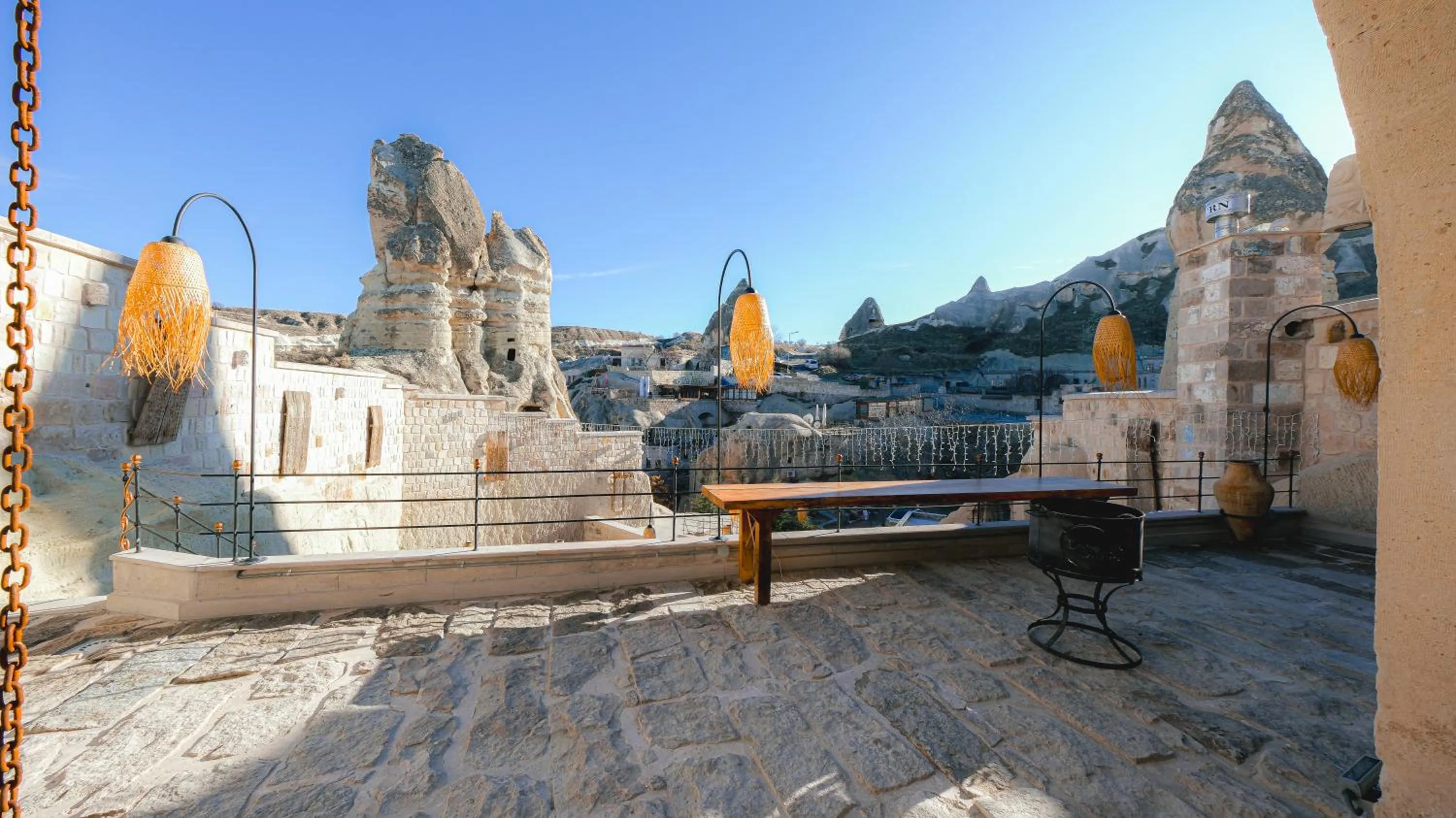Patio in Logos Cave Cappadocia - Adults Only