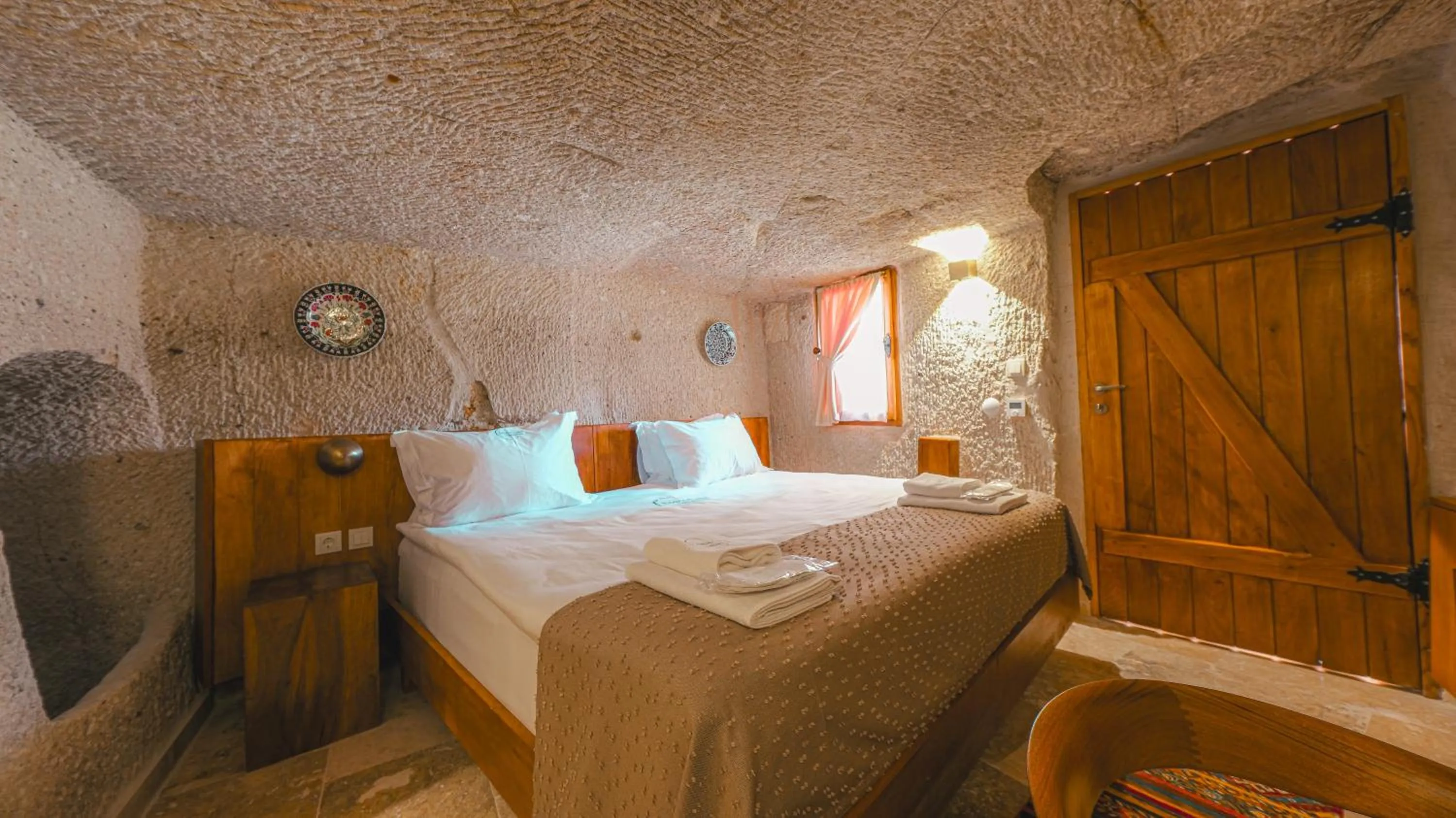 Bed in Logos Cave Cappadocia - Adults Only