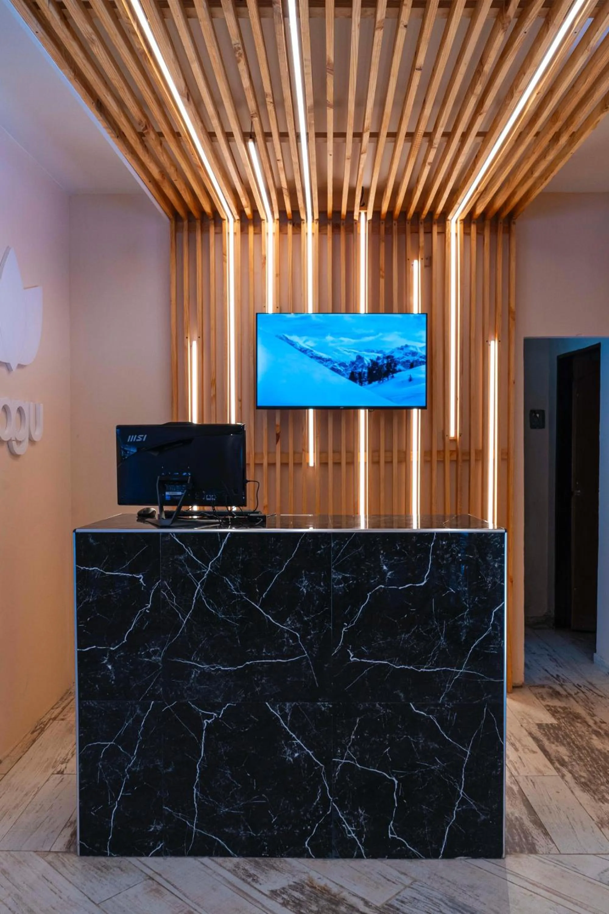 Lobby or reception in Bagu Siete Bocas