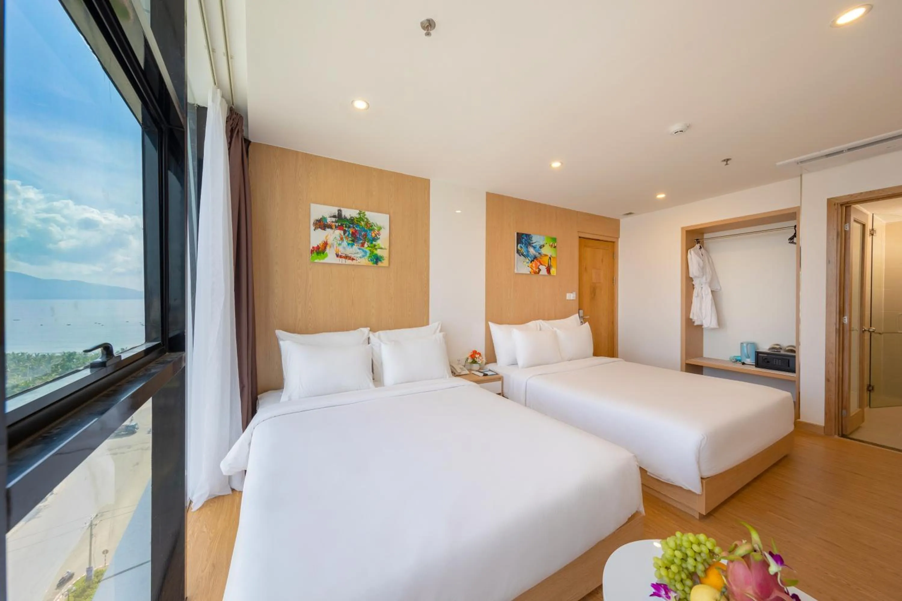 Bed in KOVA Diamond Hotel Da Nang