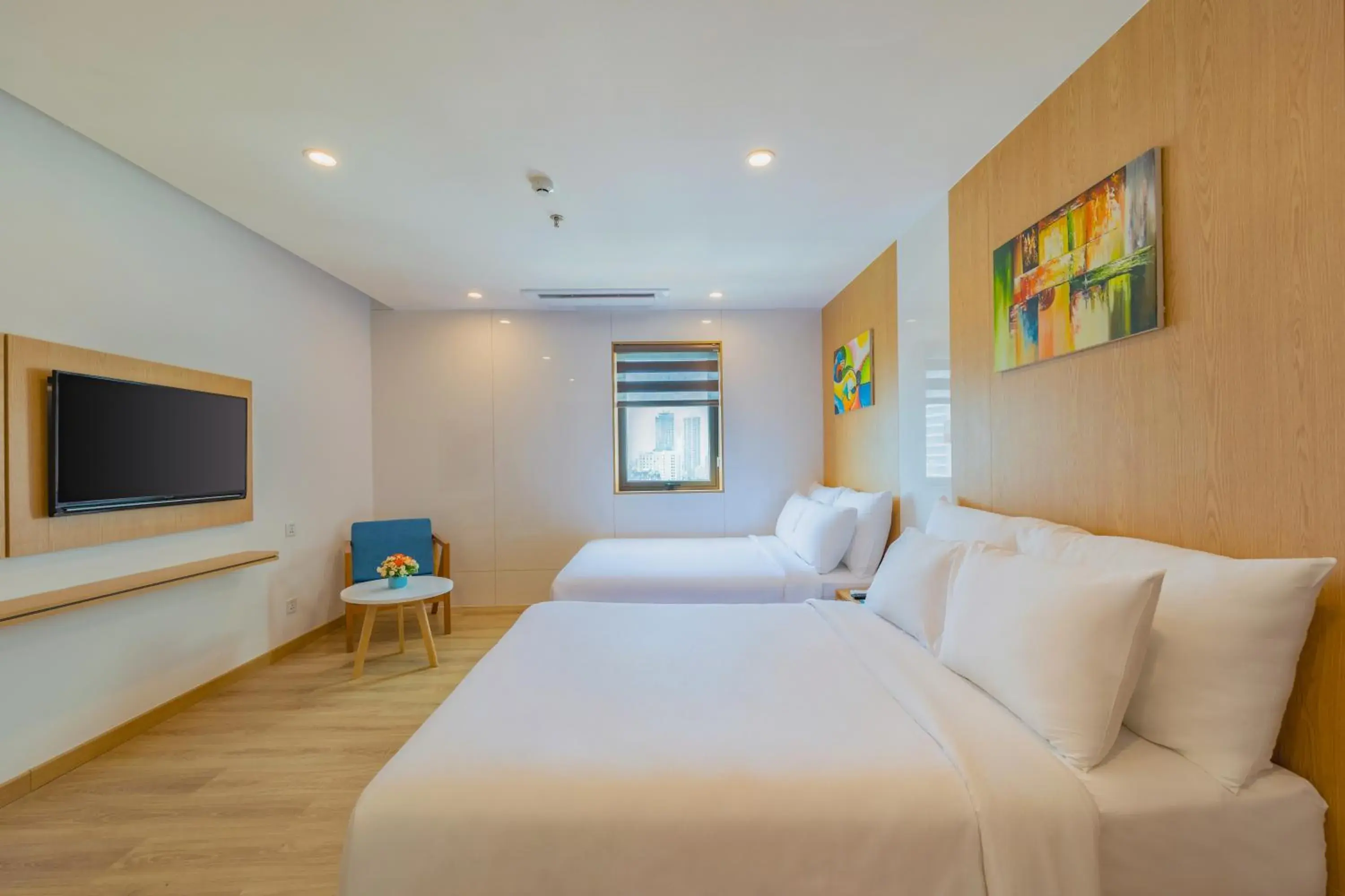 View (from property/room), Bed in KOVA Diamond Hotel Da Nang View (from property/room), Bed in KOVA Diamond Hotel Da Nang