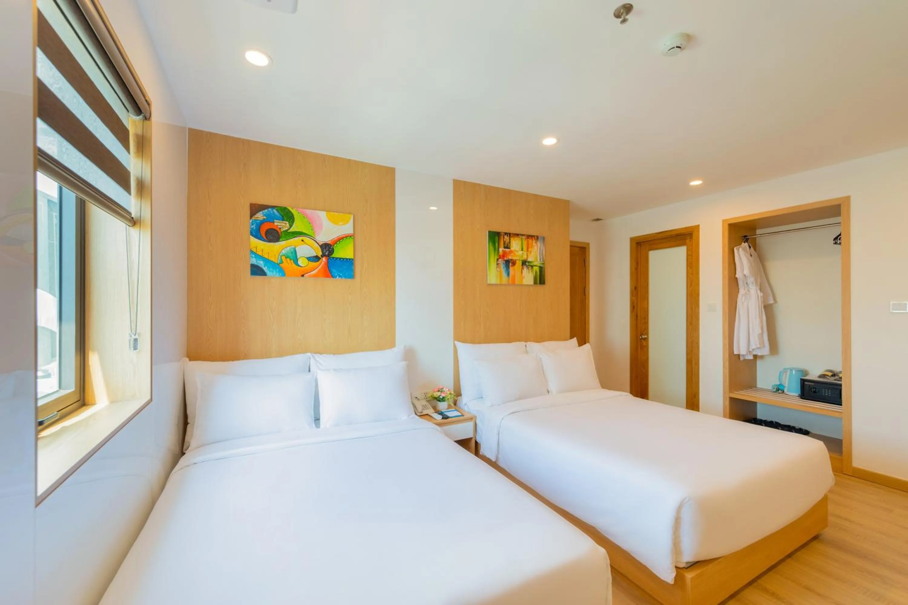 Coffee/tea facilities, Bed in KOVA Diamond Hotel Da Nang