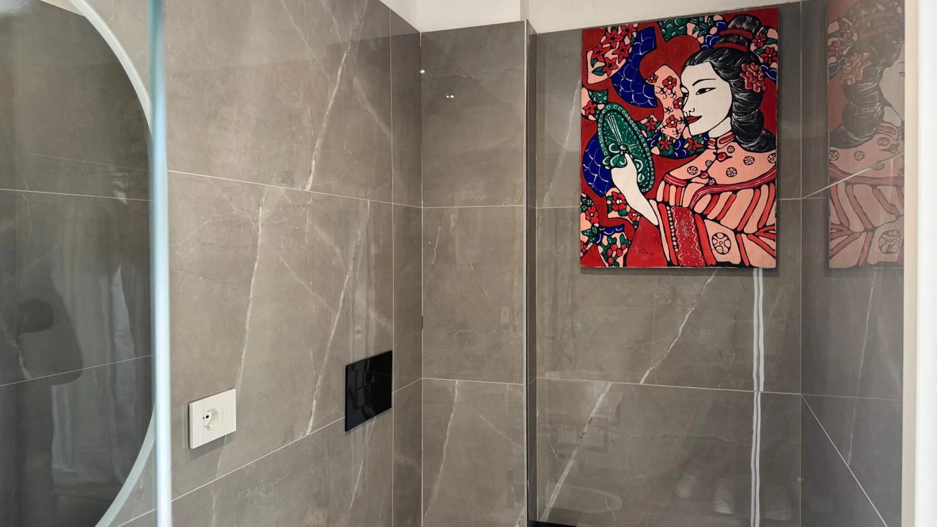 Shower in AC GOLD B&B Boutique Rooms & Suite