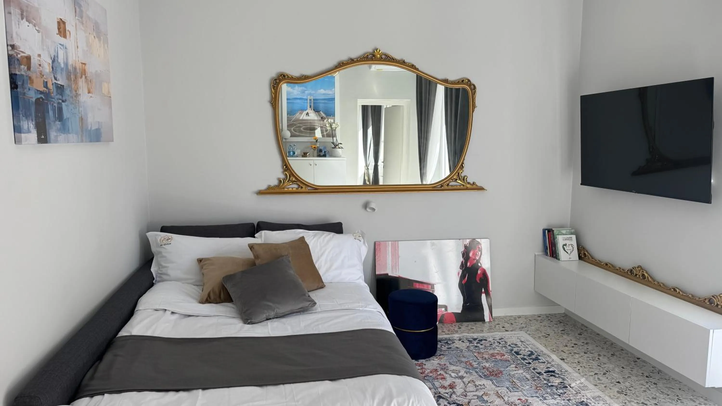 Bed in AC GOLD B&B Boutique Rooms & Suite