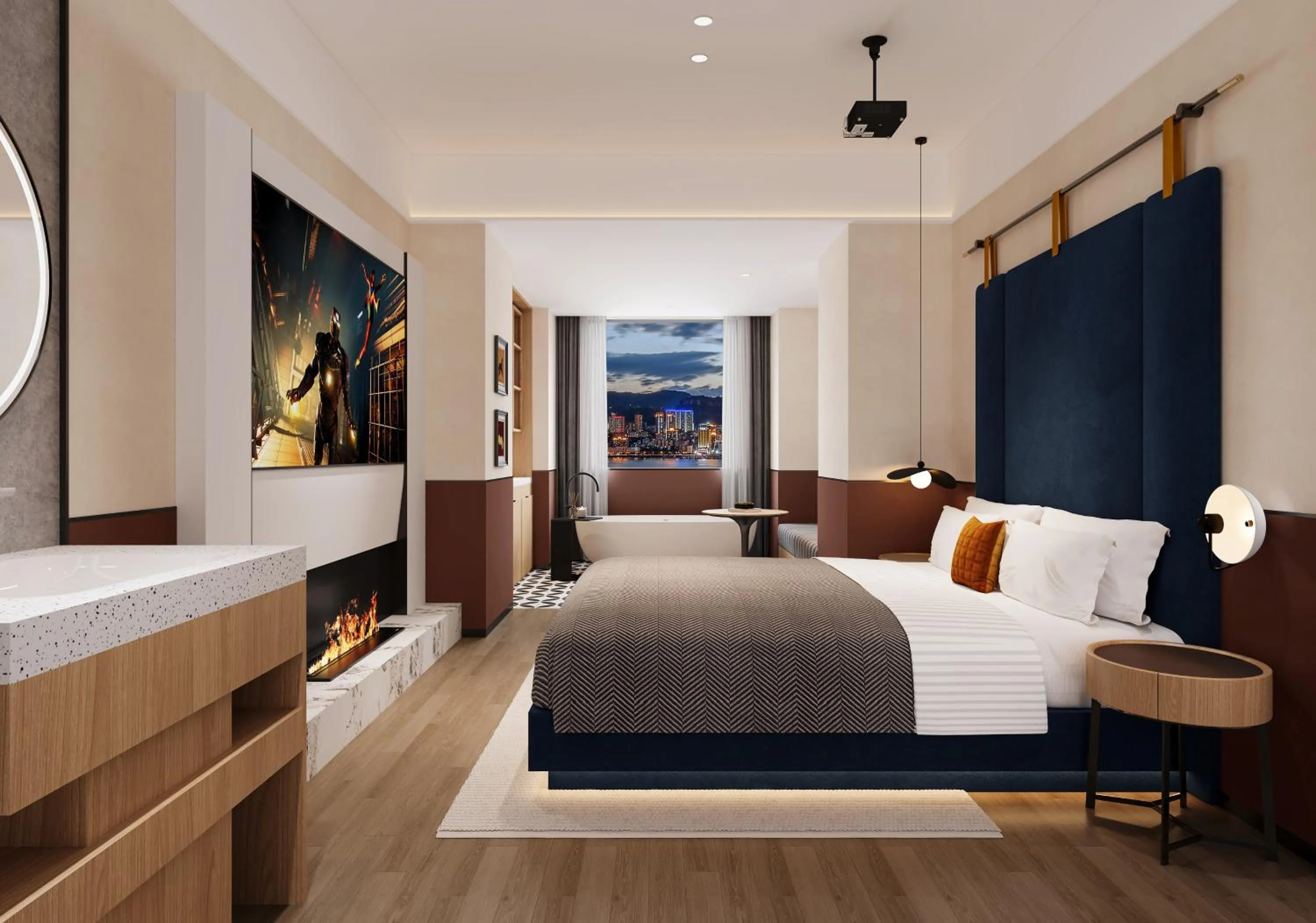 River View Bathtub Room in Mcsrh Hotel-ChongQing Jiefangbei Shibati