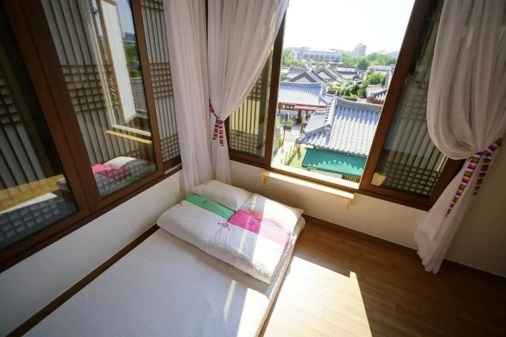 Bed in Millennial Morning Hanok Jeonju