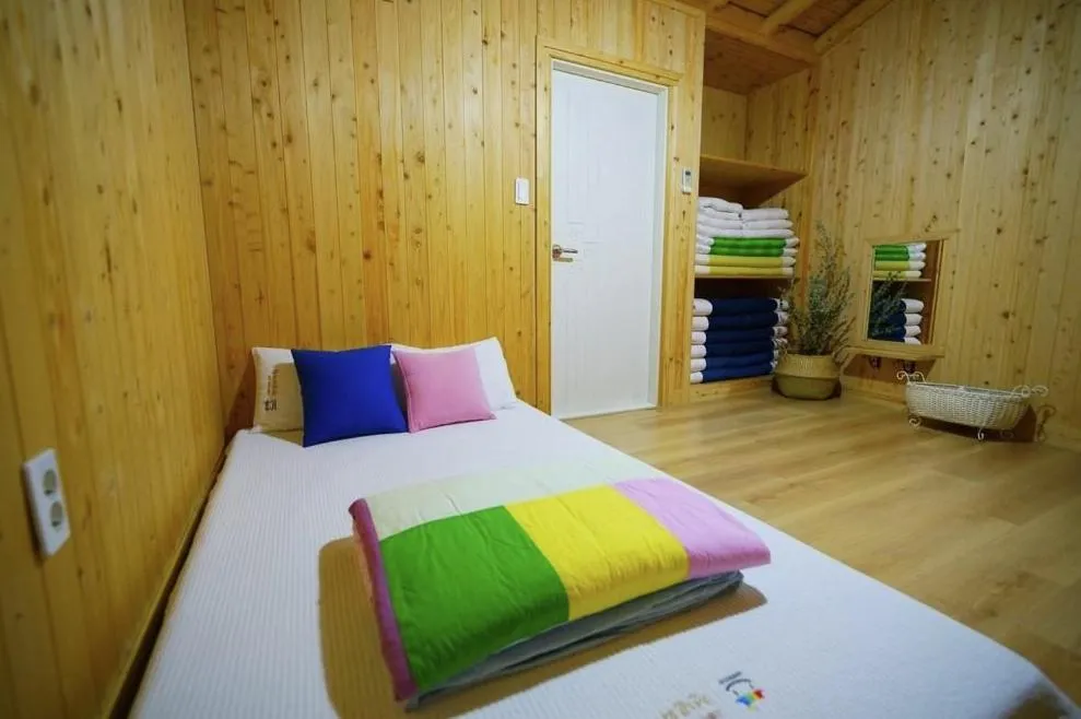 Bed in Millennial Morning Hanok Jeonju