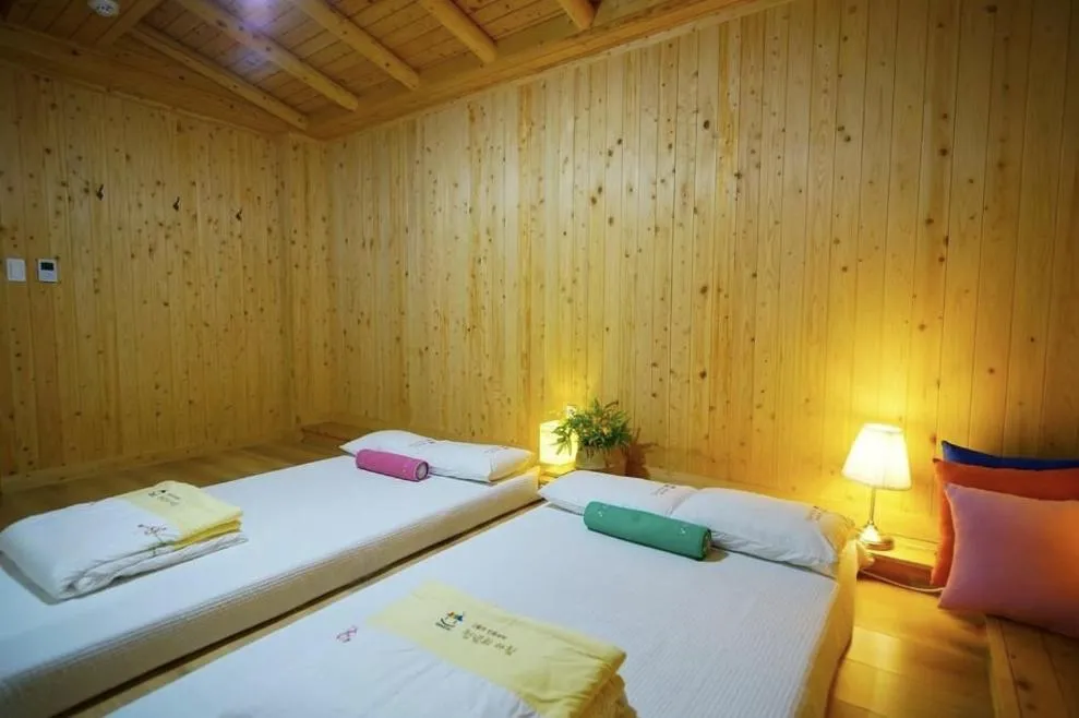 Bed in Millennial Morning Hanok Jeonju