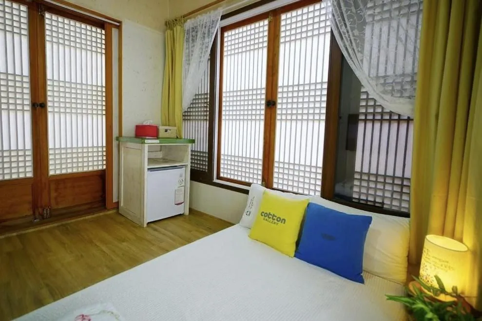 Bed in Millennial Morning Hanok Jeonju