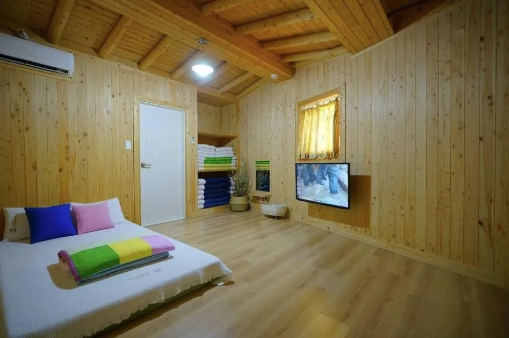 Bed in Millennial Morning Hanok Jeonju