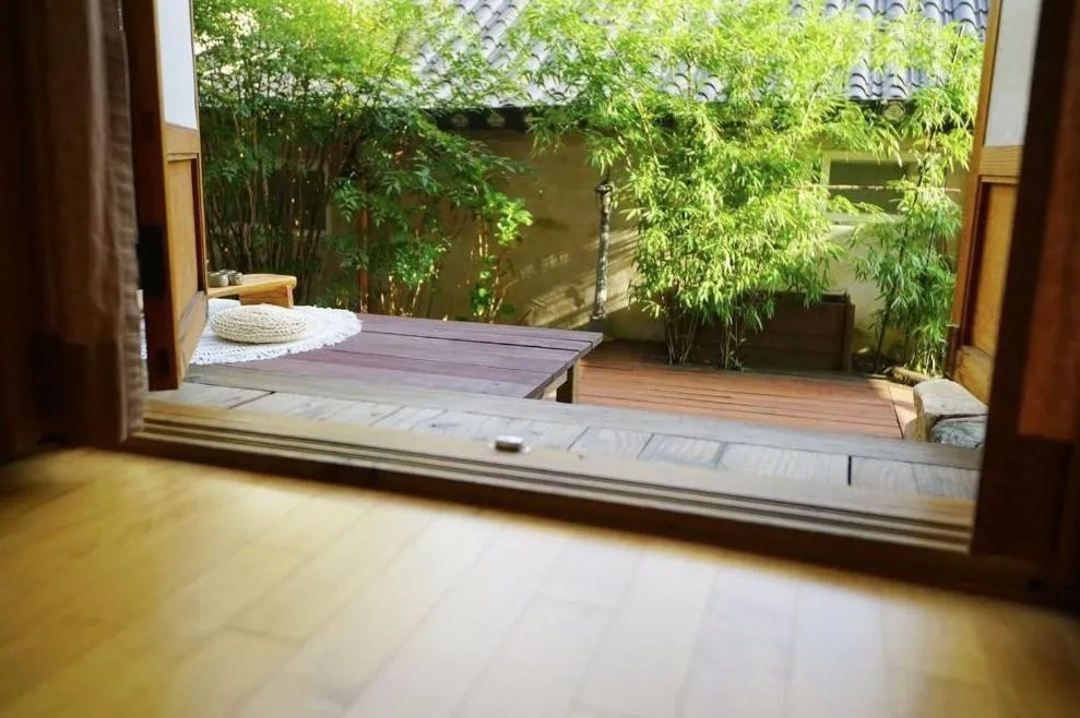 Bed in Millennial Morning Hanok Jeonju